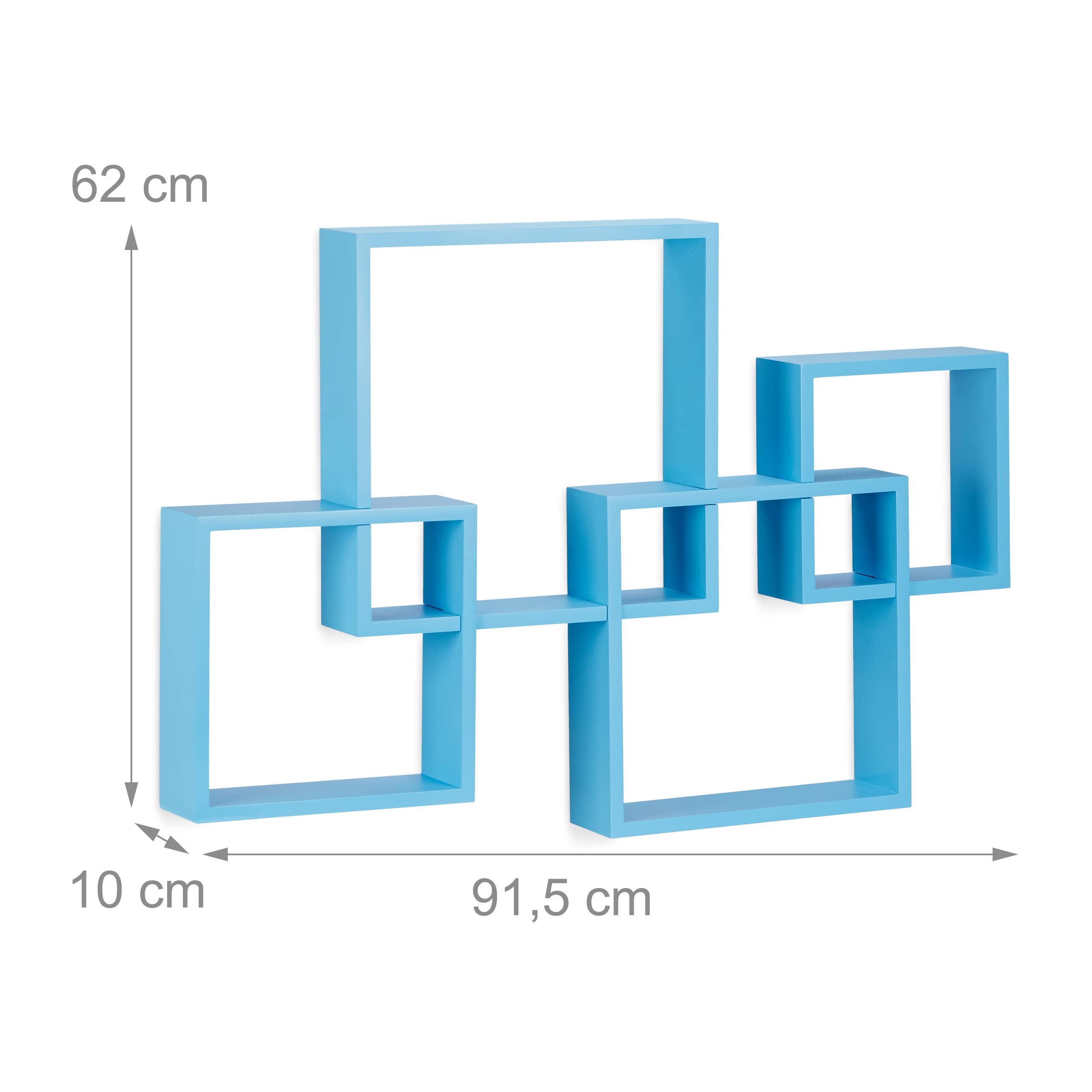 relaxdays-w-rfelregal-4er-set-blau-cube-wandboard-freischwebend-mdf image 3