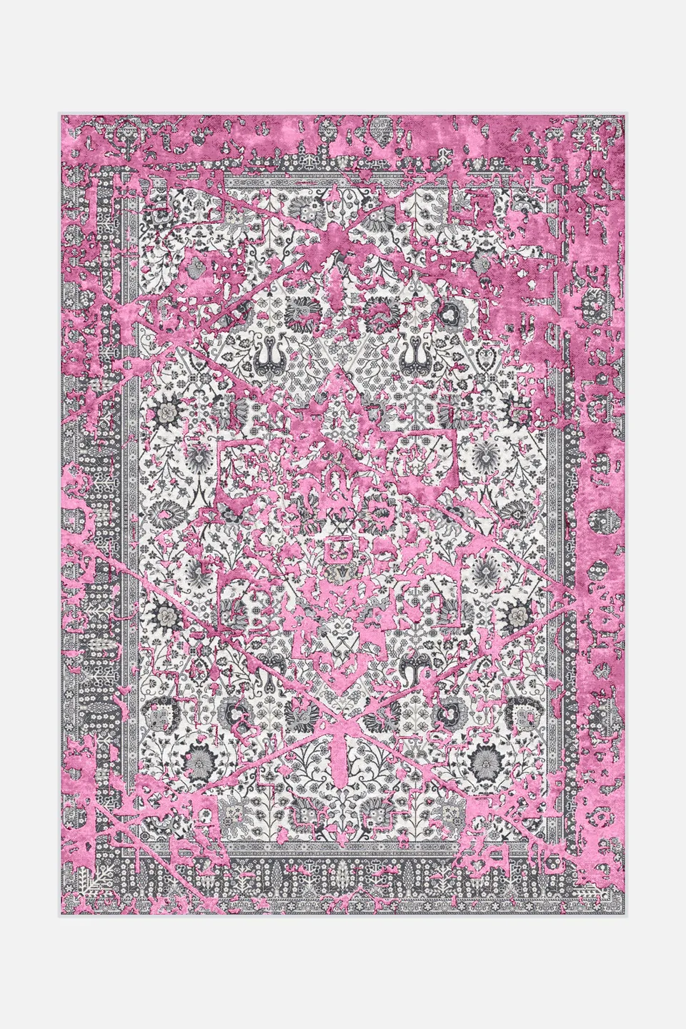 teppana-alena-pink-teppich-waschbarer-indoor-teppich image 1