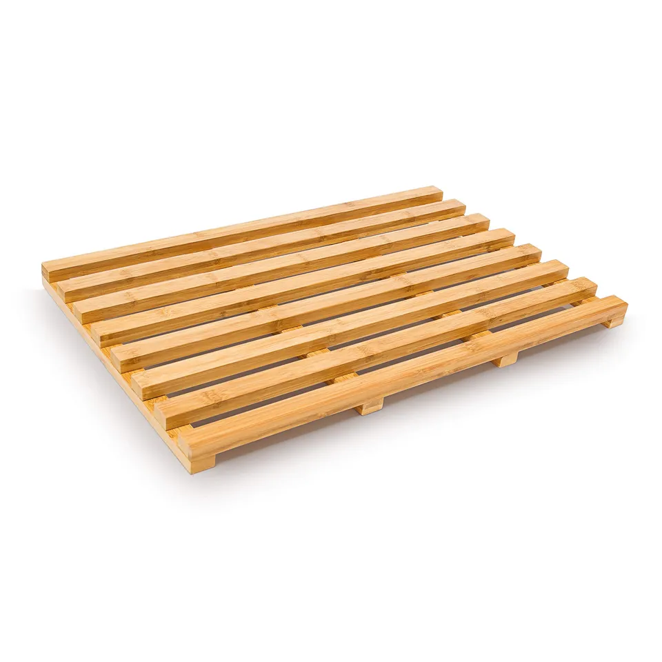 relaxdays-holzvorleger-bambus-badvorleger-holzrost-36-5x56-5x3cm-natur image 1