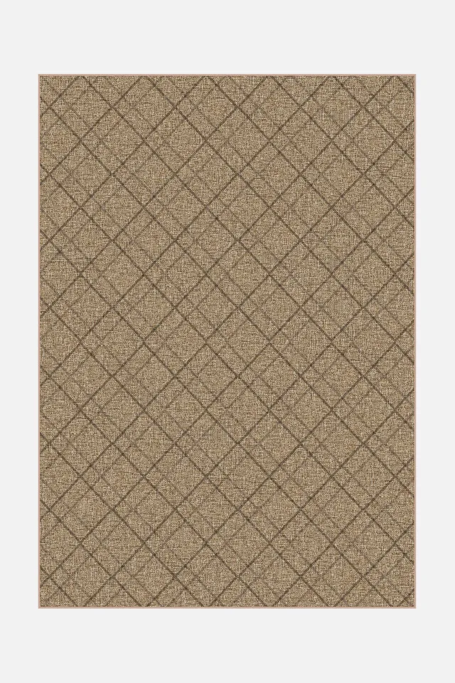 teppana-jute-haptik-dalia-mokka-teppich-waschbar image 1