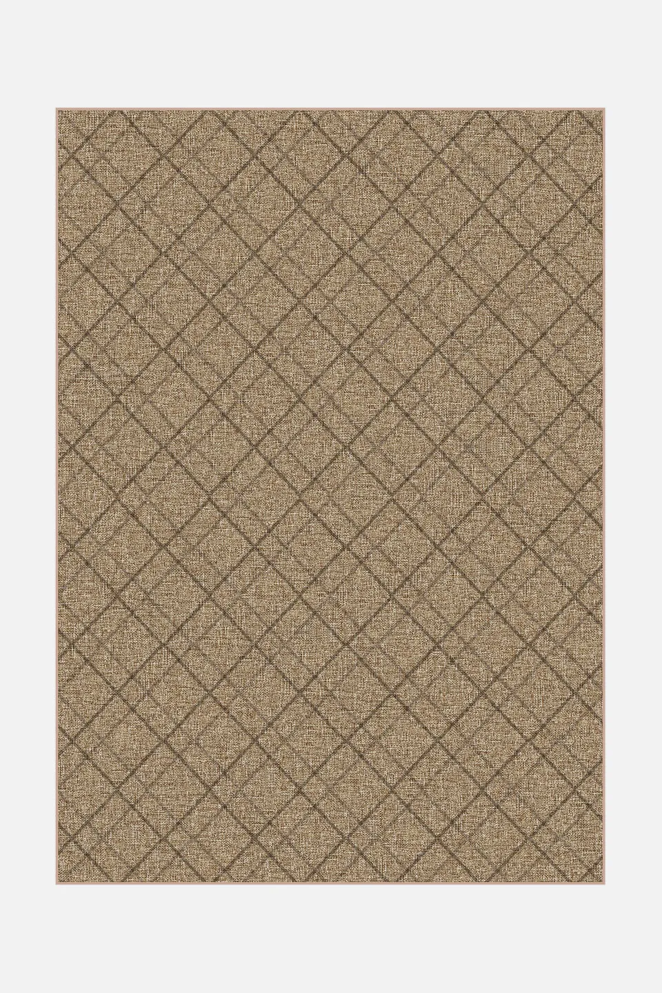 teppana-jute-haptik-dalia-mokka-teppich-waschbar image 1