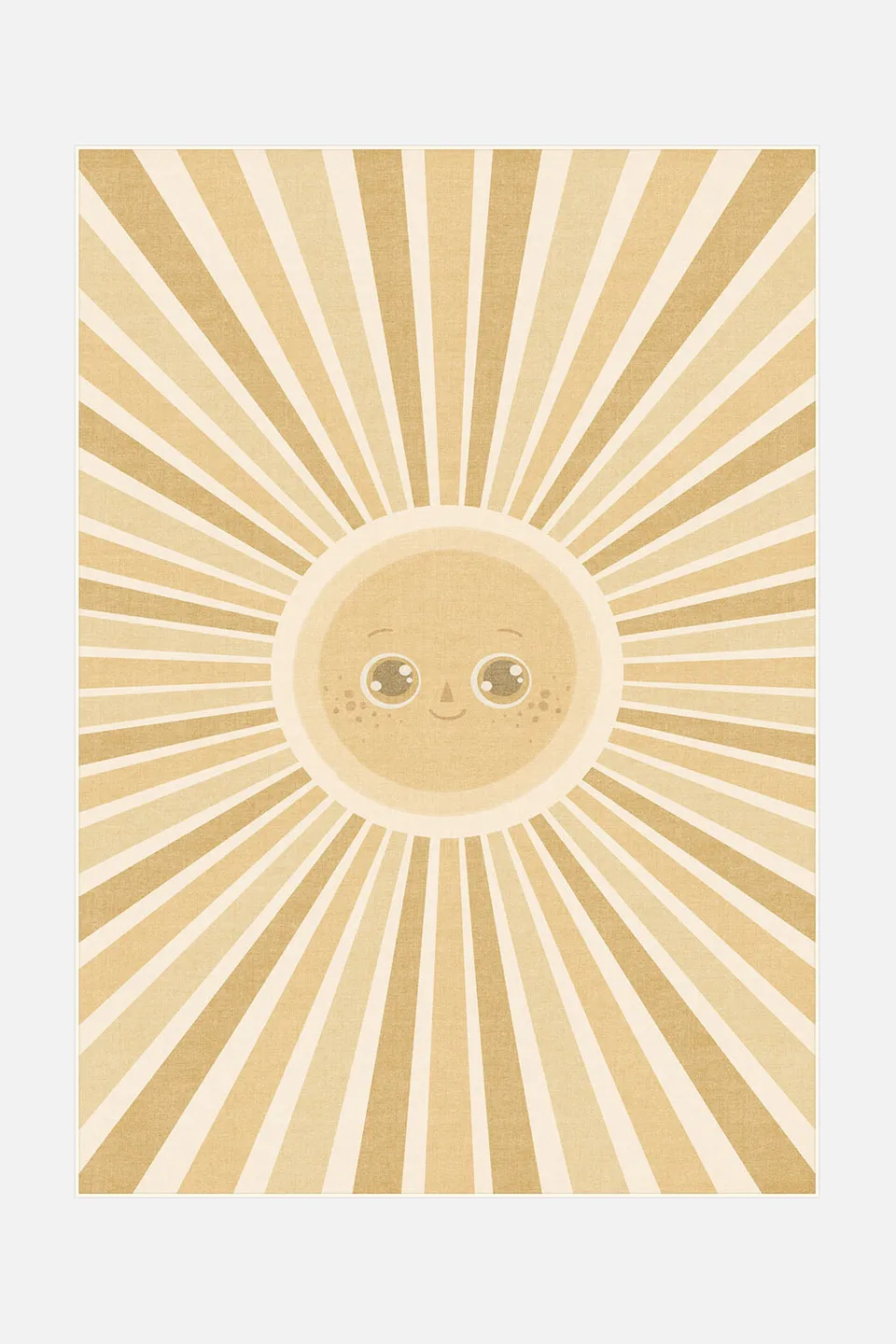 teppana-sonne-gelb-waschbarer-indoor-teppich image 1