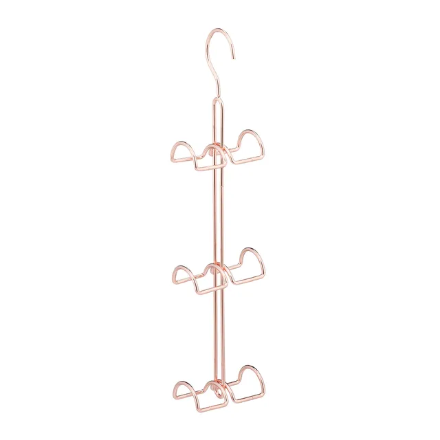 relaxdays-handtaschenb-gel-6-haken-metall-kupfer-taschenhalter image 1