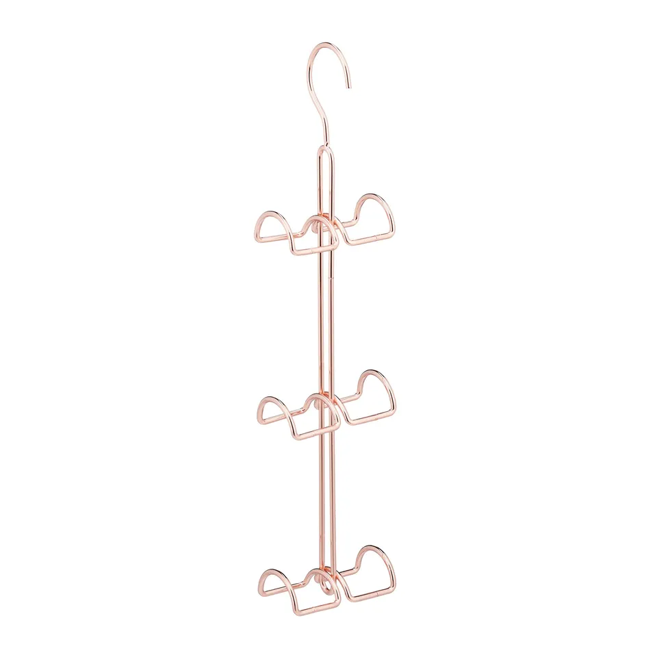 relaxdays-handtaschenb-gel-6-haken-metall-kupfer-taschenhalter image 1