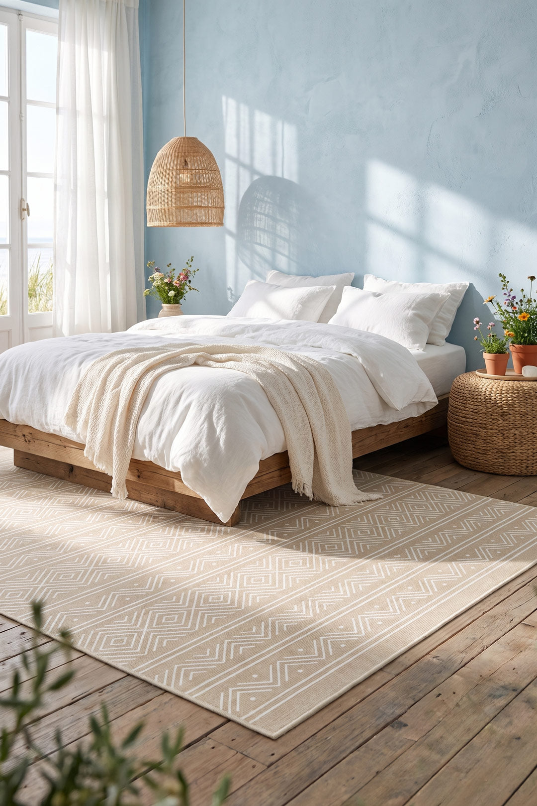 teppana-outdoor-aztek-creme-teppich-waschbarer-outdoor-teppich image 6