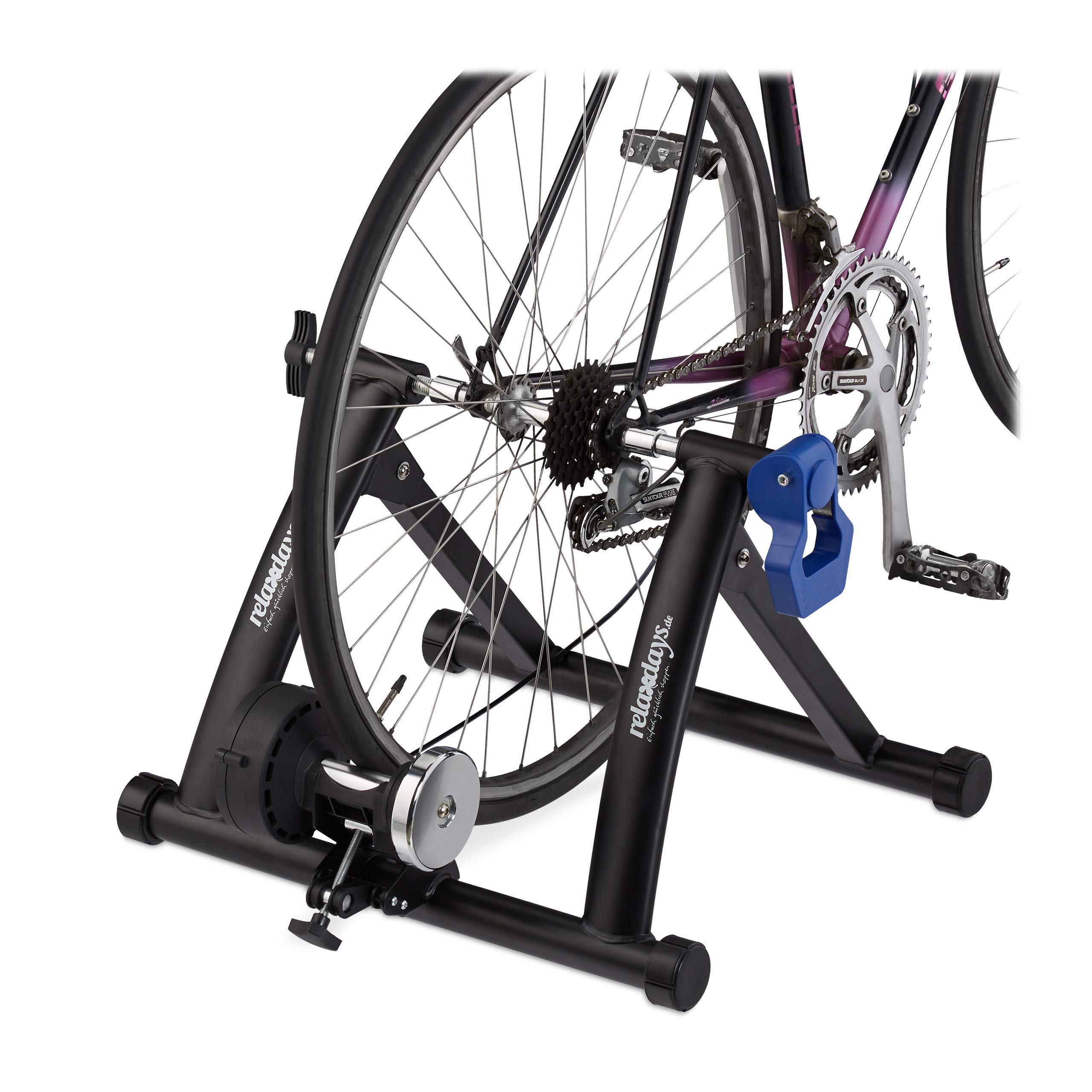 relaxdays-rollentrainer-fahrrad-26-28-zoll-magnetbremse image 1