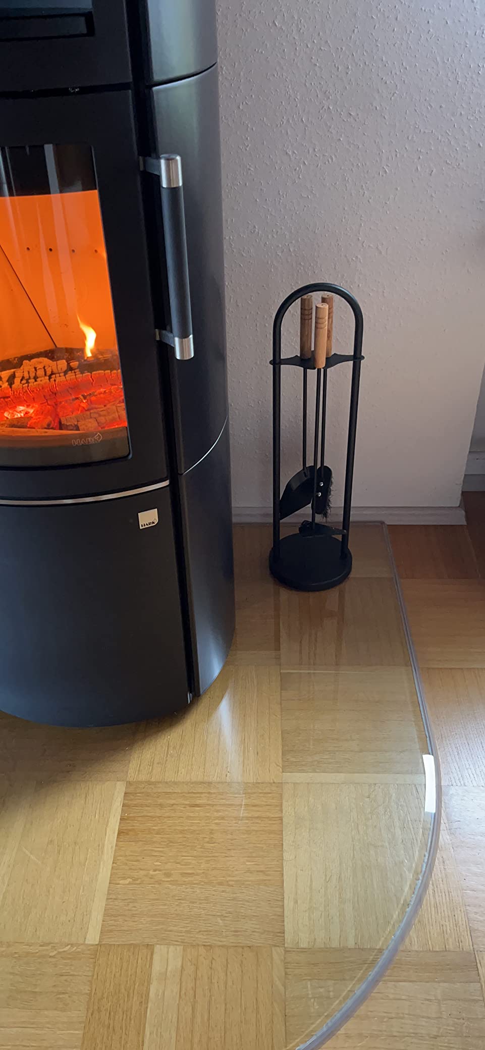 Sieht edel aus am Ofen