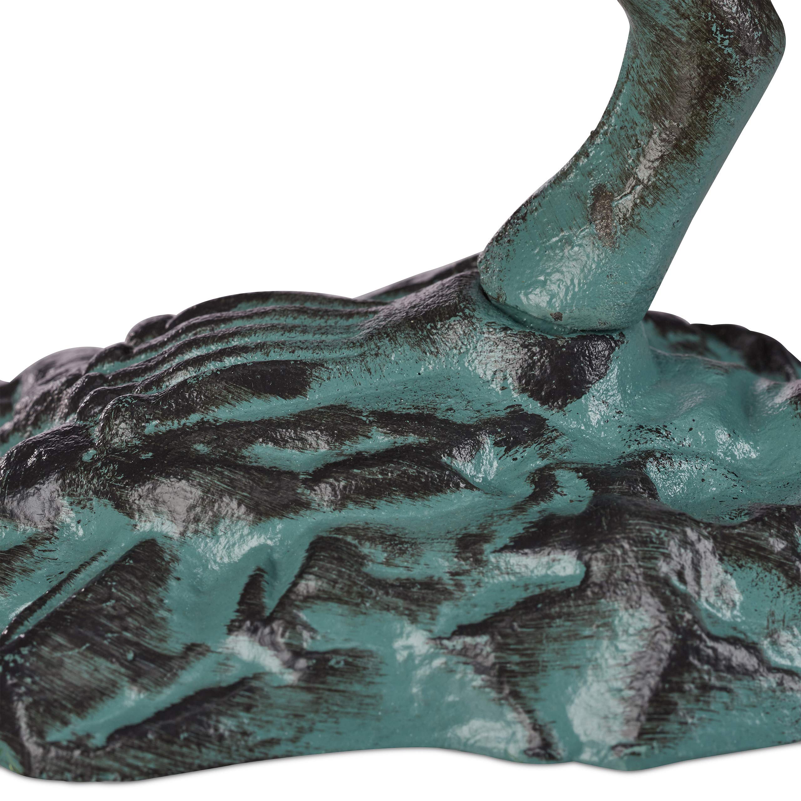 relaxdays-gartenfigur-frosch-gr-e-l-aus-gusseisen-gr-n image 7