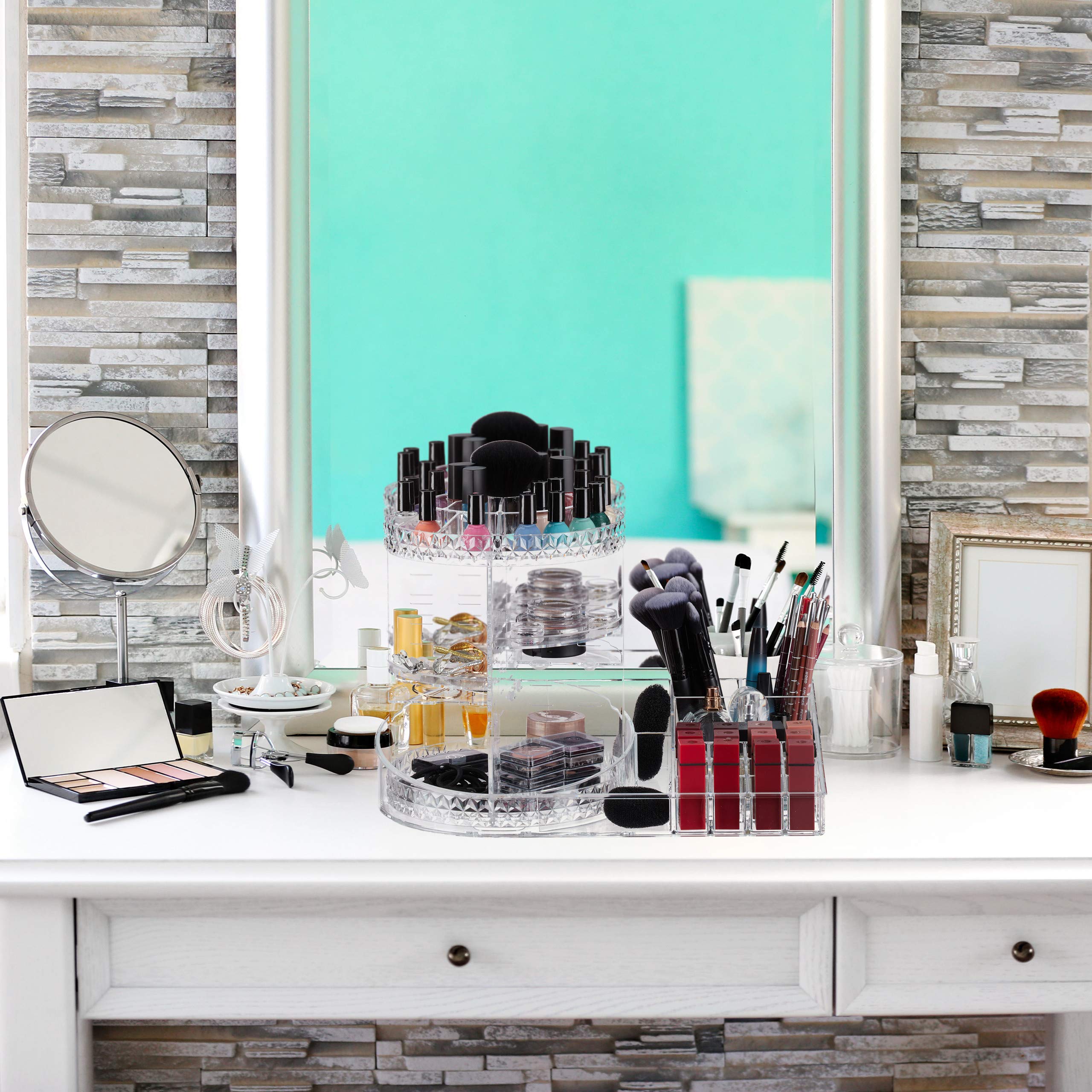 relaxdays-make-up-organizer-360-drehbar-transparent image 5