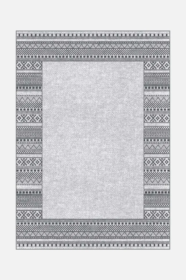 teppana-naila-flint-indoor-teppich-grau-waschbar image 1