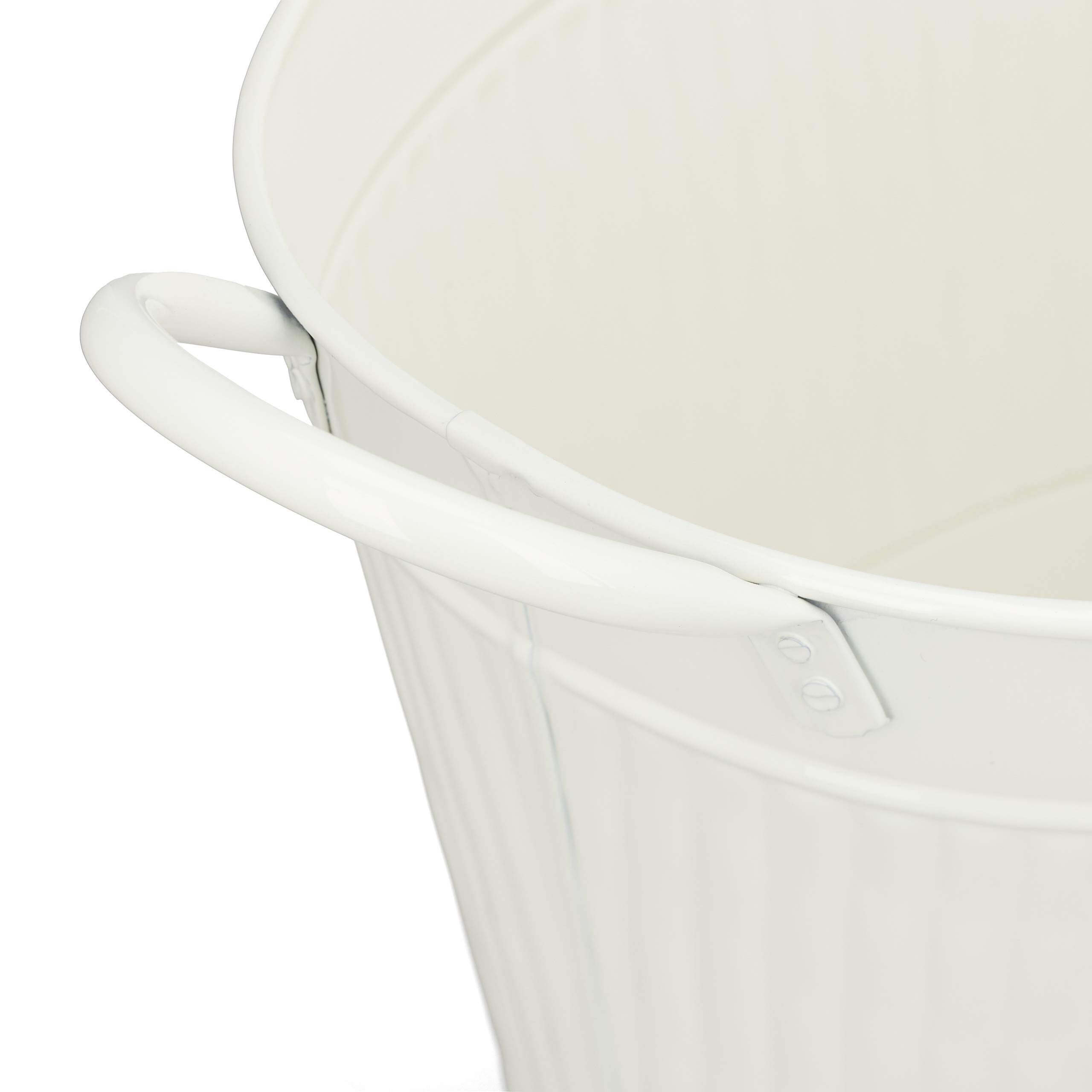 relaxdays-metallwanne-3er-set-oval-vintage-creme-12-18-22-liter-wasserdicht image 6