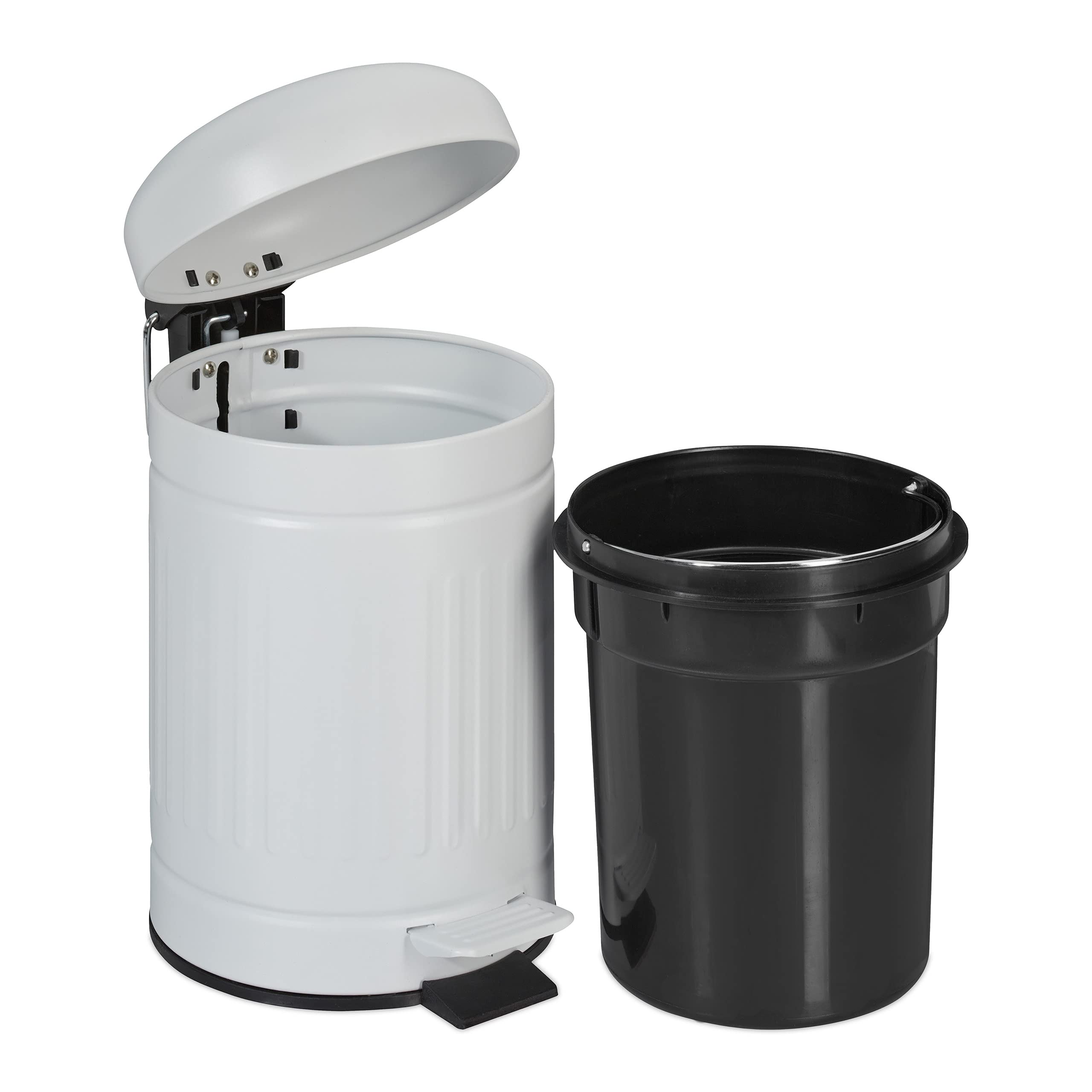 relaxdays-kosmetikeimer-3-liter-treteimer-metall-wei image 6