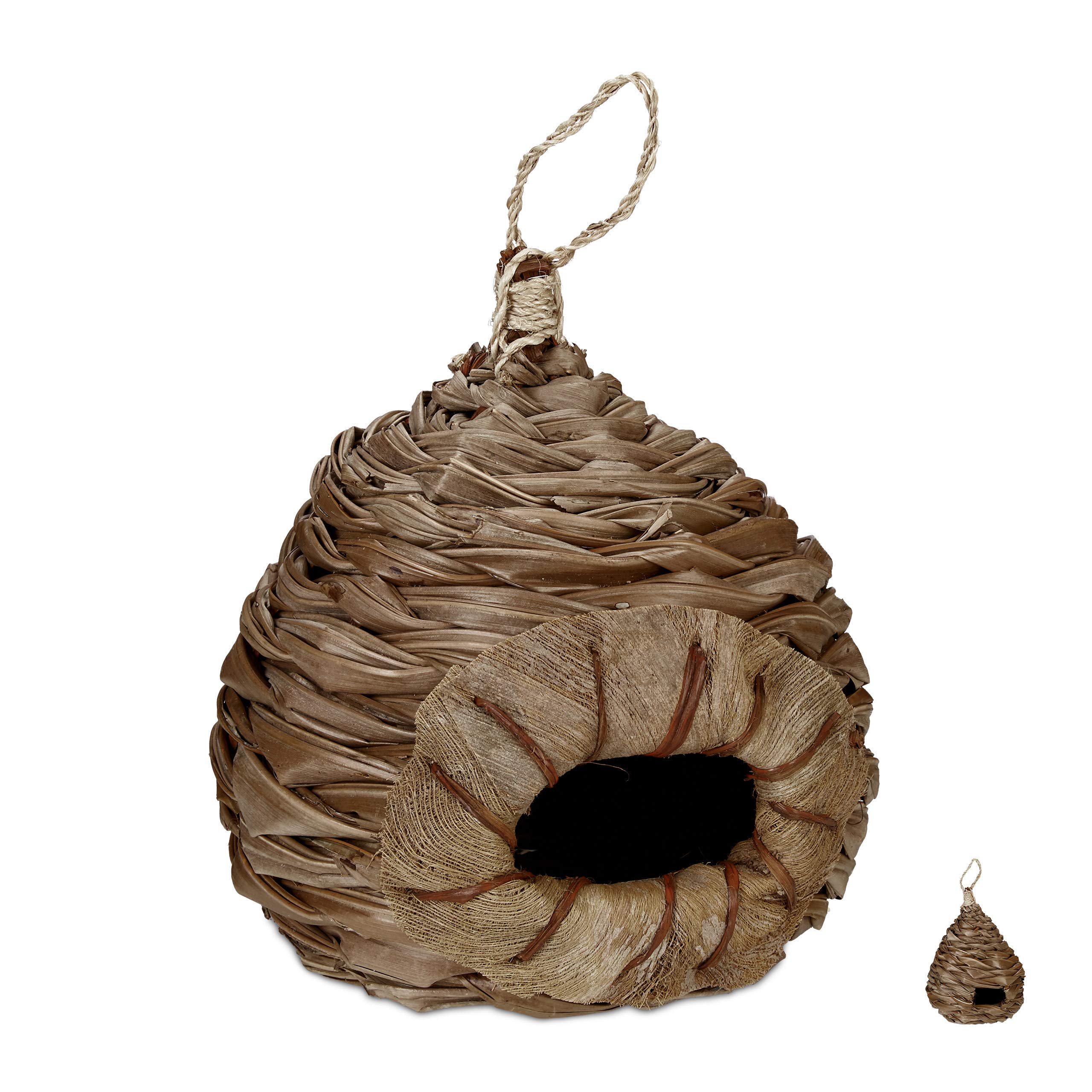 relaxdays-vogelnest-kokosfaser-h-ngend-31-x-20-cm-natur image 1