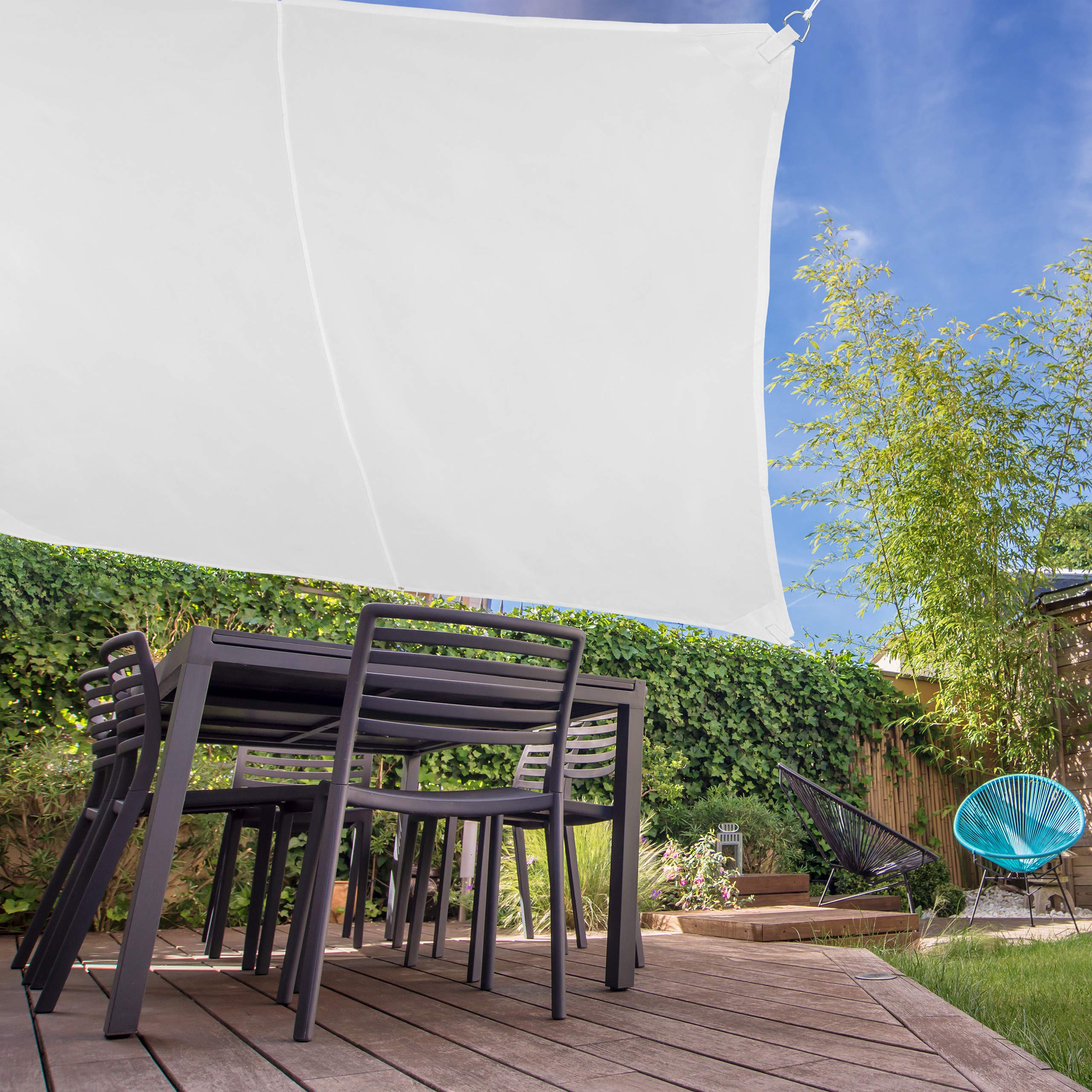 relaxdays-sonnensegel-quadratisch-3x3-m-wei-wasserabweisend image 3