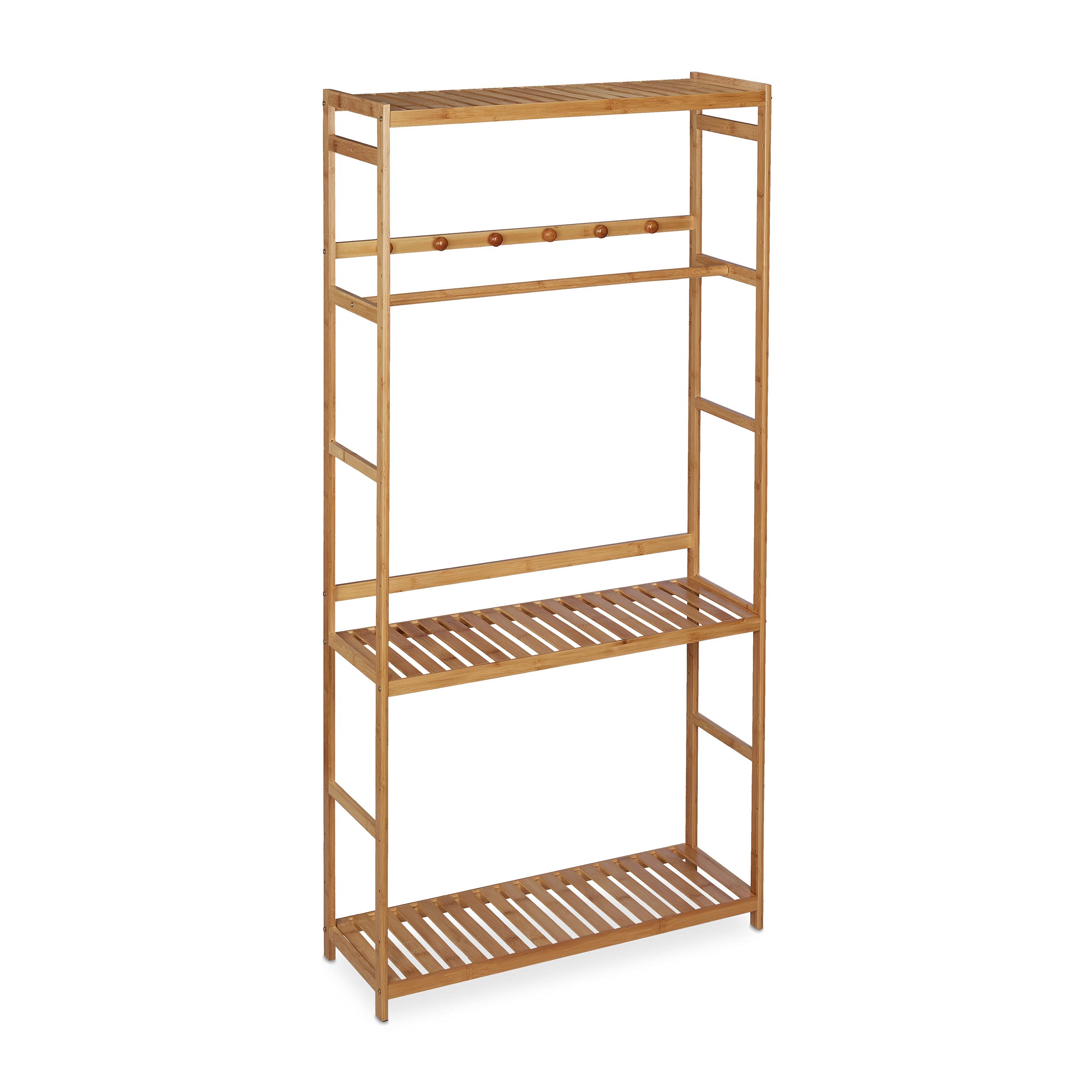 relaxdays-kleiderst-nder-bambus-3-ablagen-163-5x78-5x29cm-natur image 6