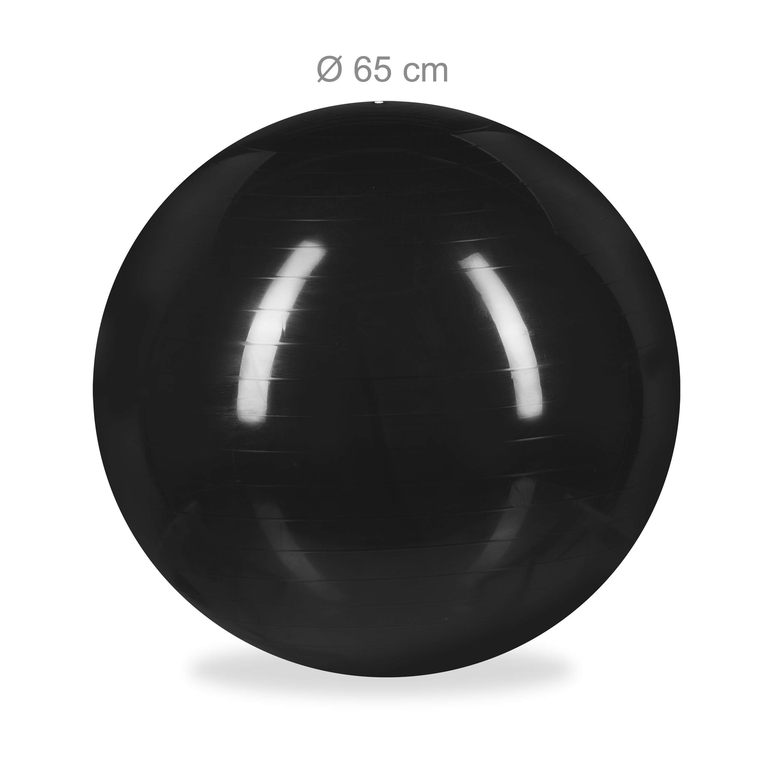 relaxdays-gymnastikball-65-cm-sitzball-schwarz-mit-luftpumpe image 5
