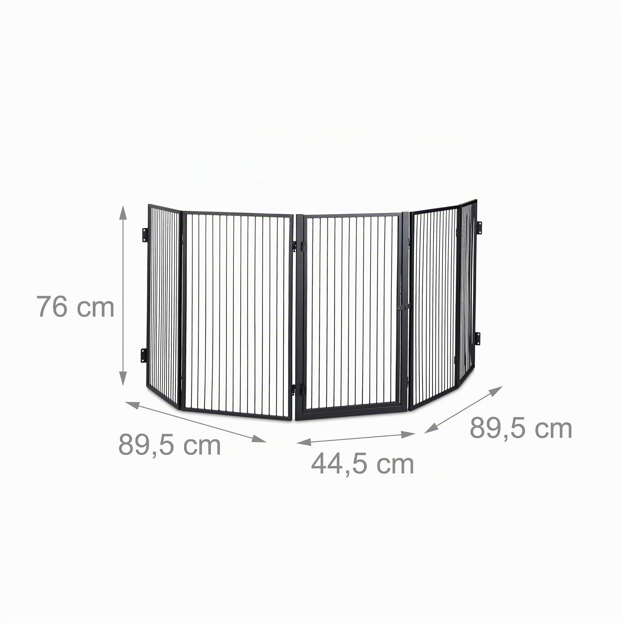 relaxdays-kaminschutzgitter-metall-5-elemente-220-x-76-cm-schwarz image 4