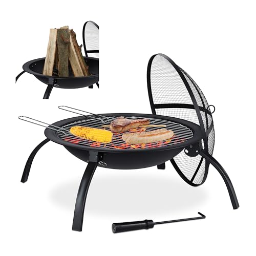 relaxdays-xl-feuerschale-d-56-5-cm-mit-grillrost-schwarz image 6