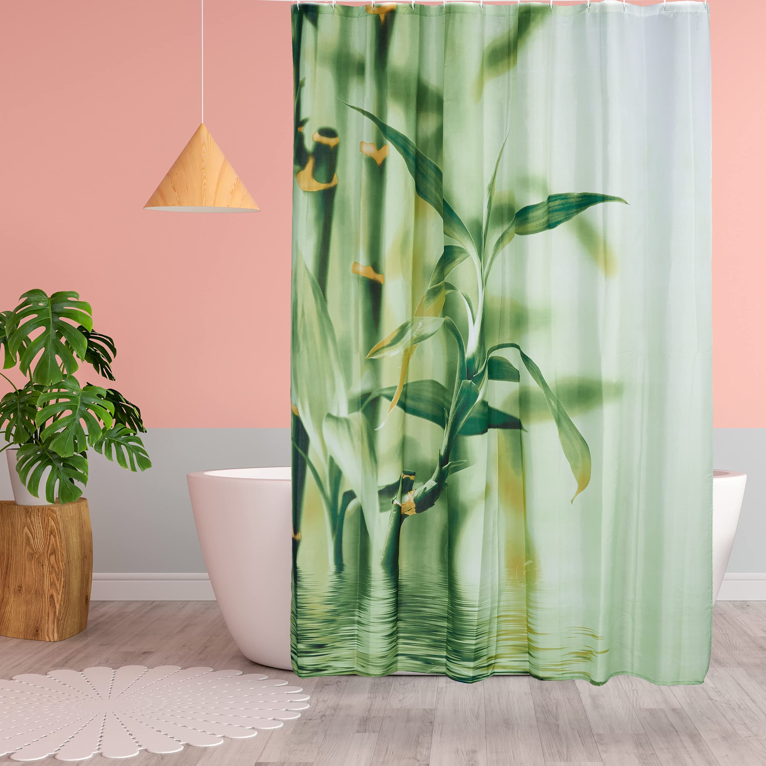 relaxdays-duschvorhang-bambus-design-200-x-180-cm-gr-n image 3