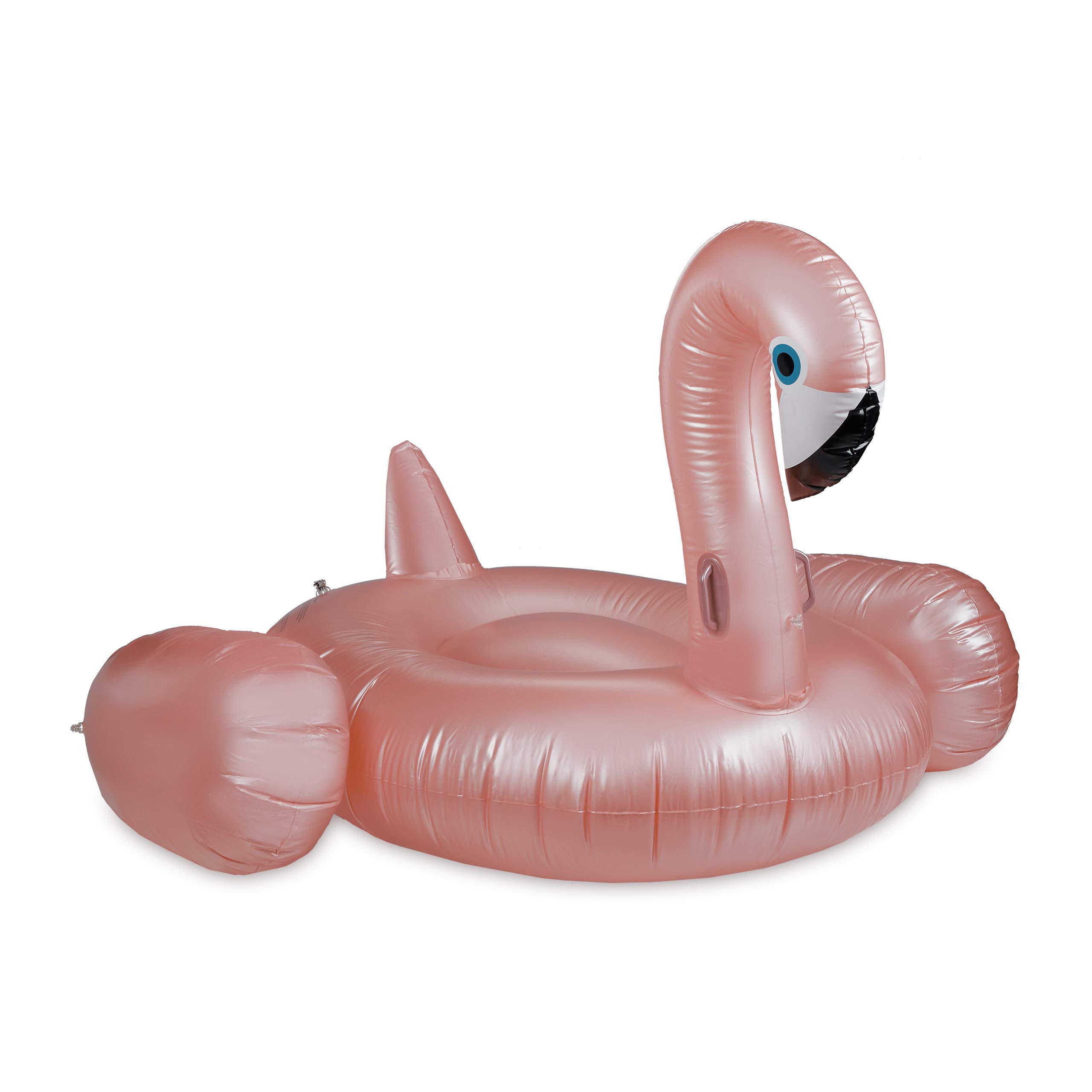 relaxdays-aufblasbarer-flamingo-xxl-ros-gold-185-cm image 1