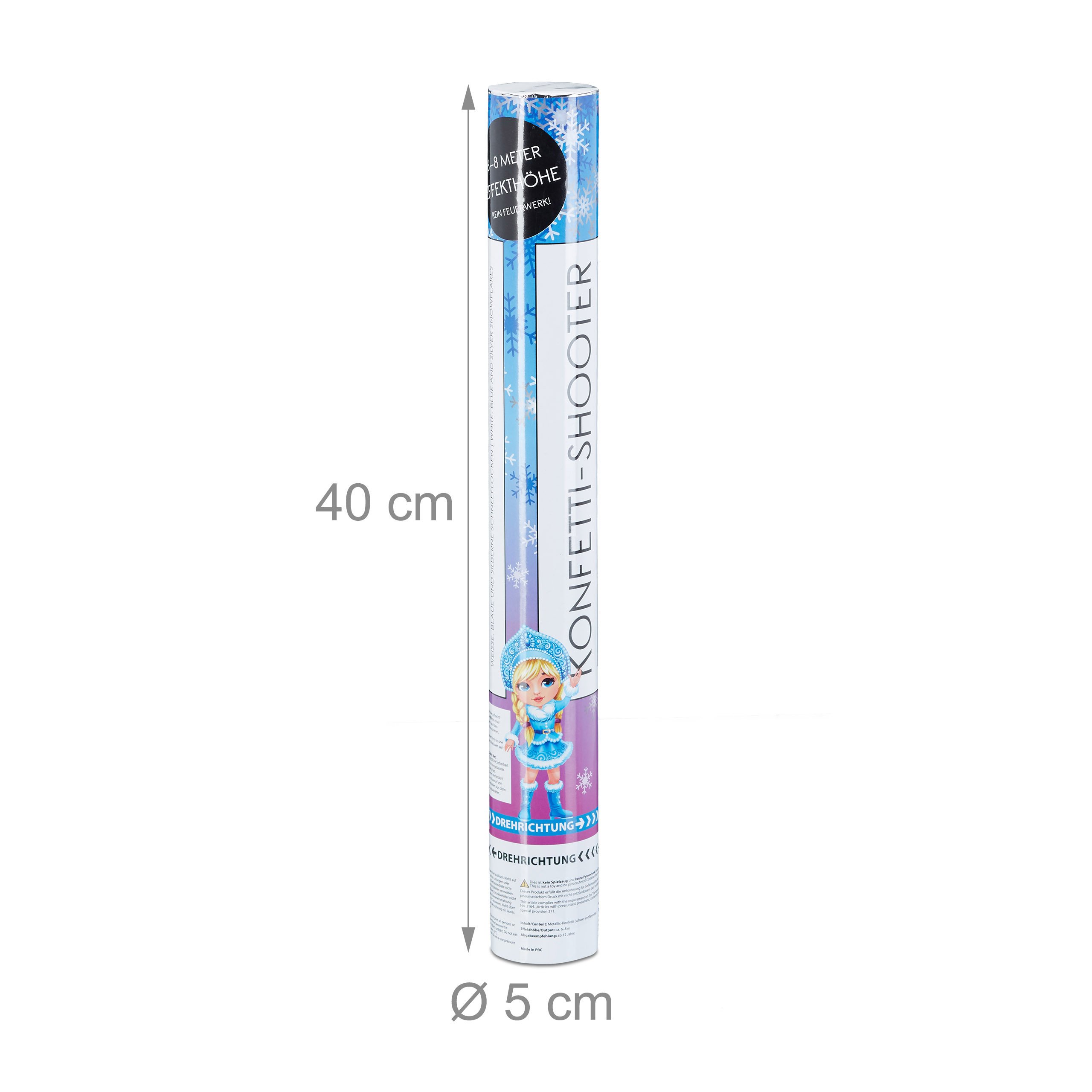 relaxdays-10-x-party-popper-40-cm-konfettikanonen-set-schneeflocken image 2