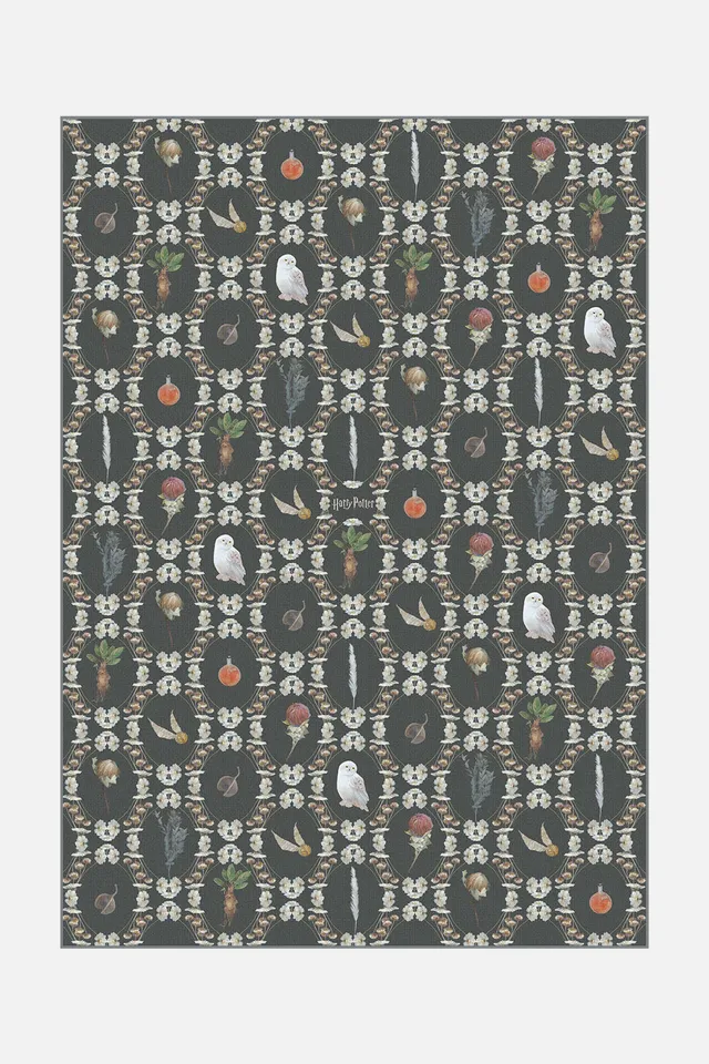 teppana-harry-potter-alraune-basalt-teppich-waschbarer-kinder-teppich image 1