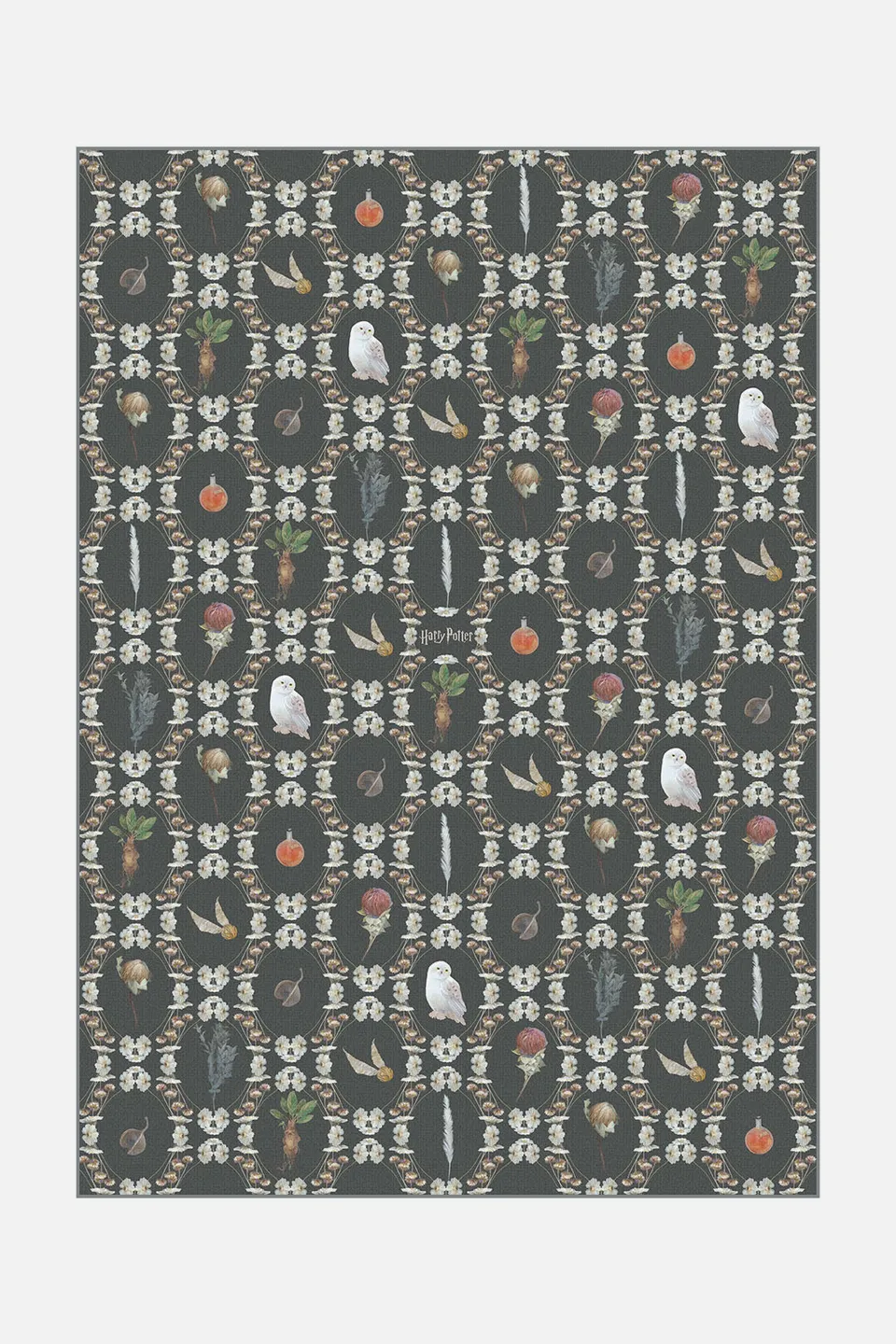 teppana-harry-potter-alraune-basalt-teppich-waschbarer-kinder-teppich image 1