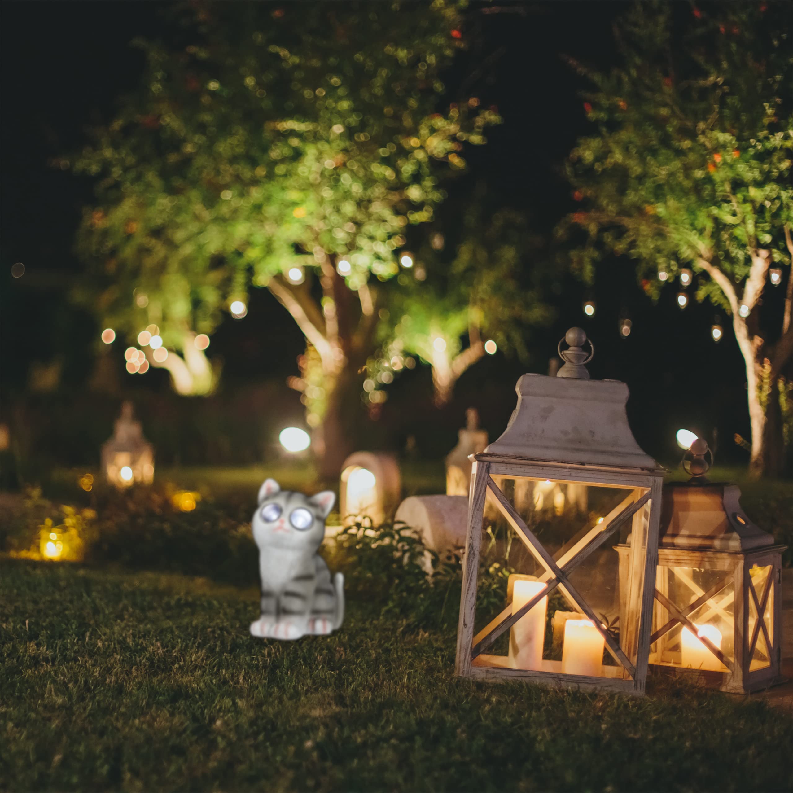relaxdays-gartenfigur-katze-led-solar-23-x-12-x-14-cm-grau image 3