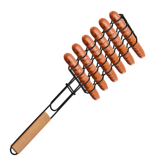 relaxdays-grillguthalter-w-rstchen-grillkorb-f-r-6-bratw-rstchen-4-x-11-x-54-cm- image 1
