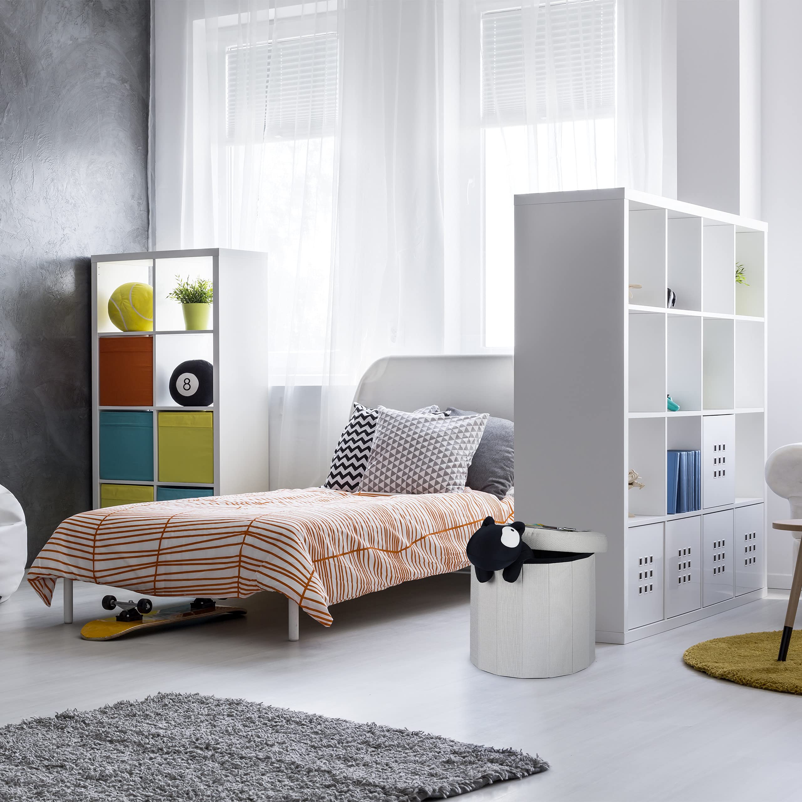 relaxdays-sitzhocker-mit-stauraum-gr-e-l-rund-creme-43x45x45-cm image 4