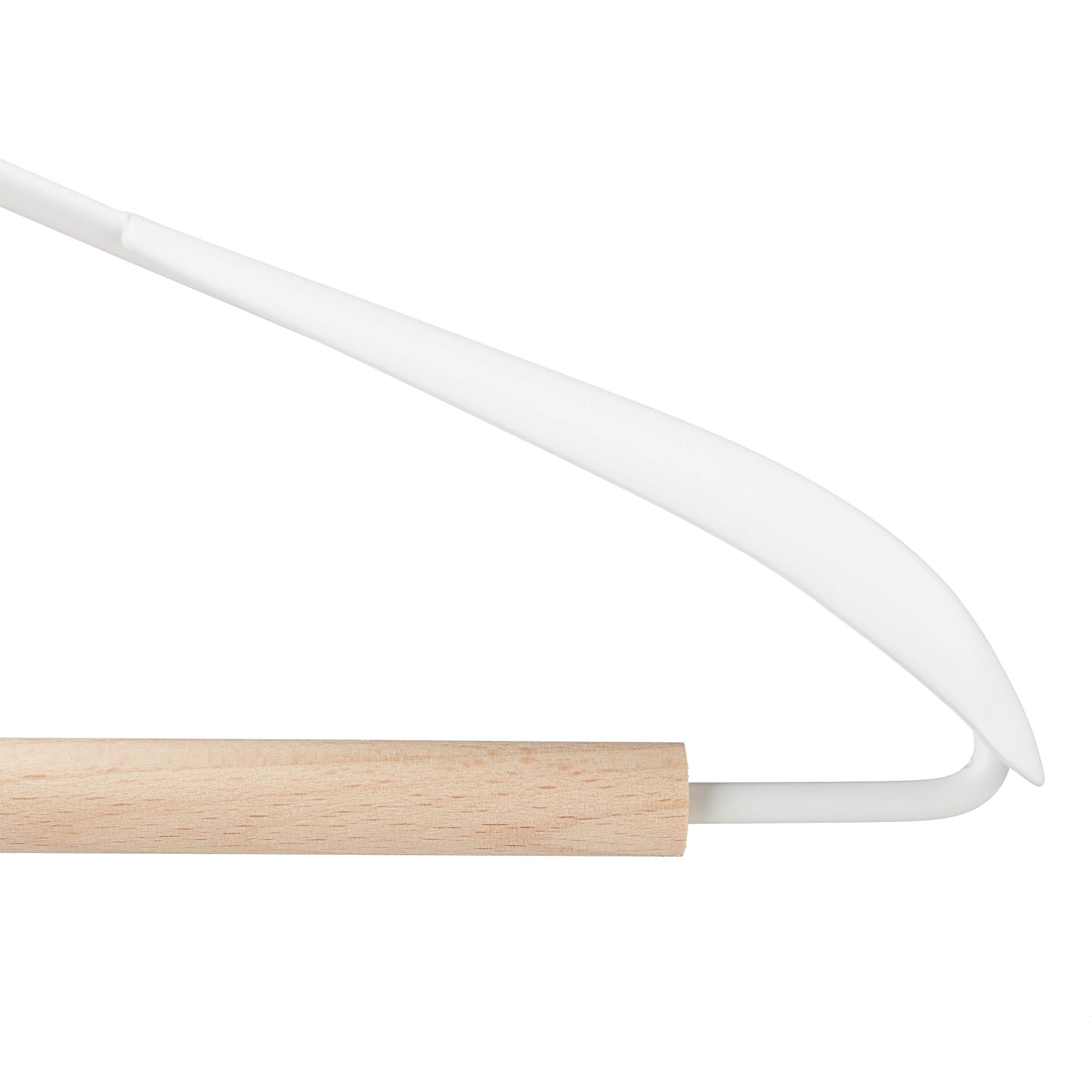 relaxdays-kleiderb-gel-10er-set-metall-holz-43cm-wei image 7