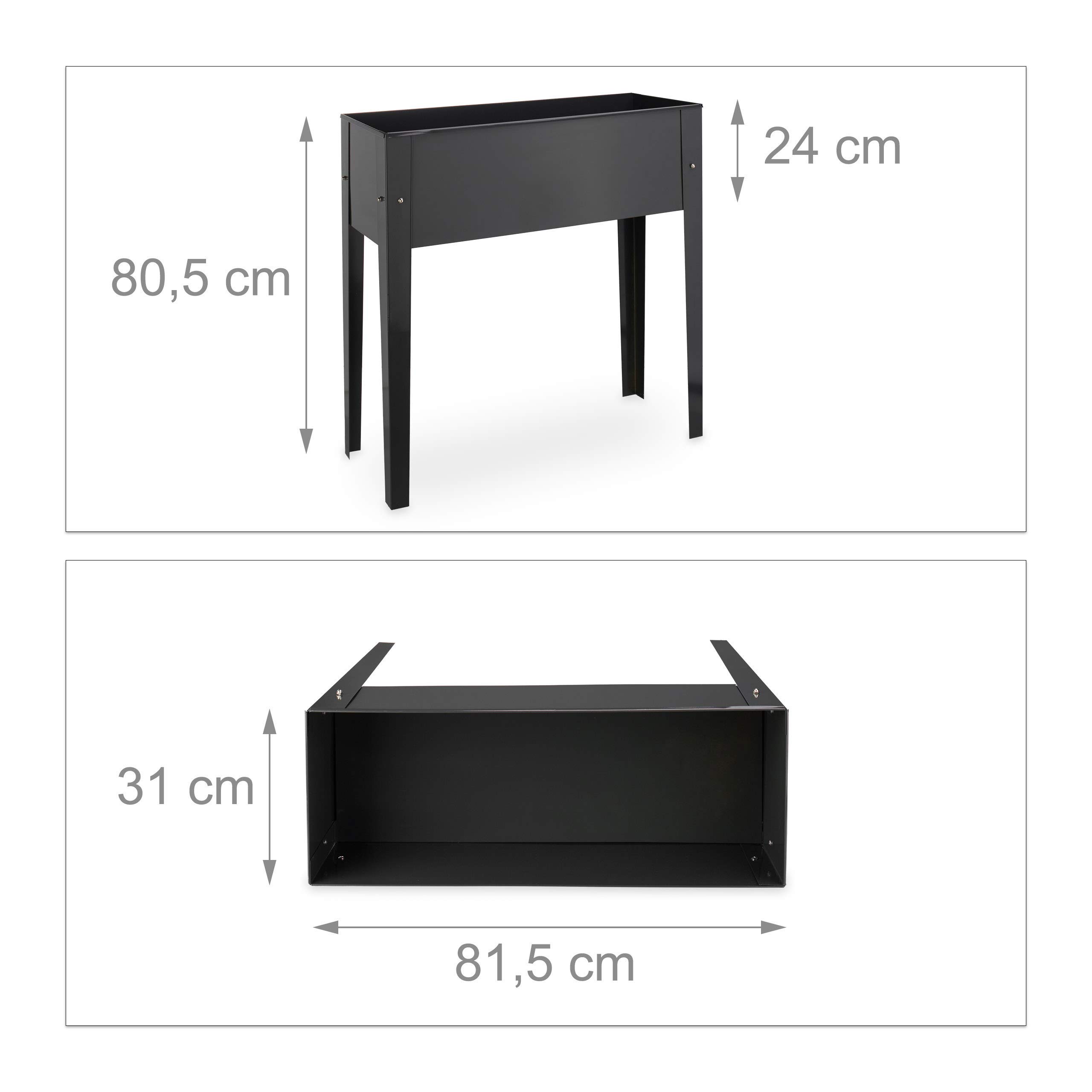 relaxdays-hochbeet-metall-schmal-80-5-x-81-5-x-31-cm-grau image 3