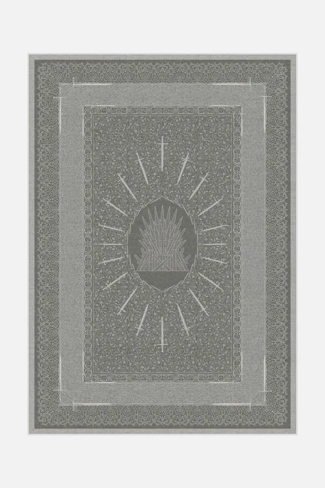 teppana-game-of-thrones-silber-teppich-waschbarer-indoor-teppich image 1