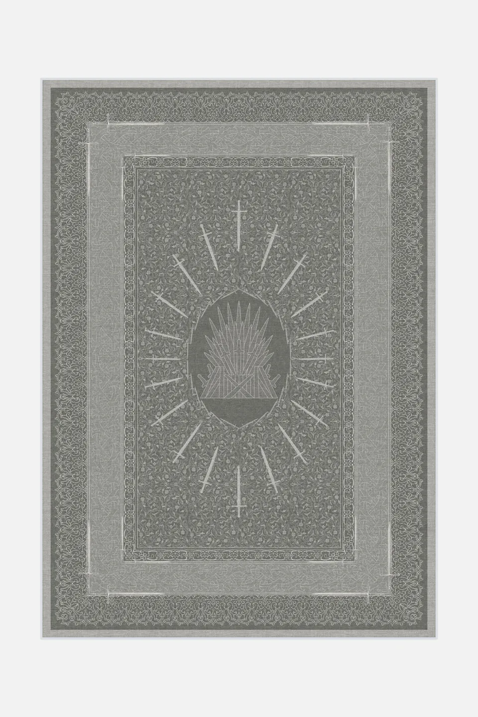 teppana-game-of-thrones-silber-teppich-waschbarer-indoor-teppich image 1