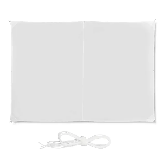 relaxdays-sonnensegel-rechteckig-2-x-3-m-wei image 1