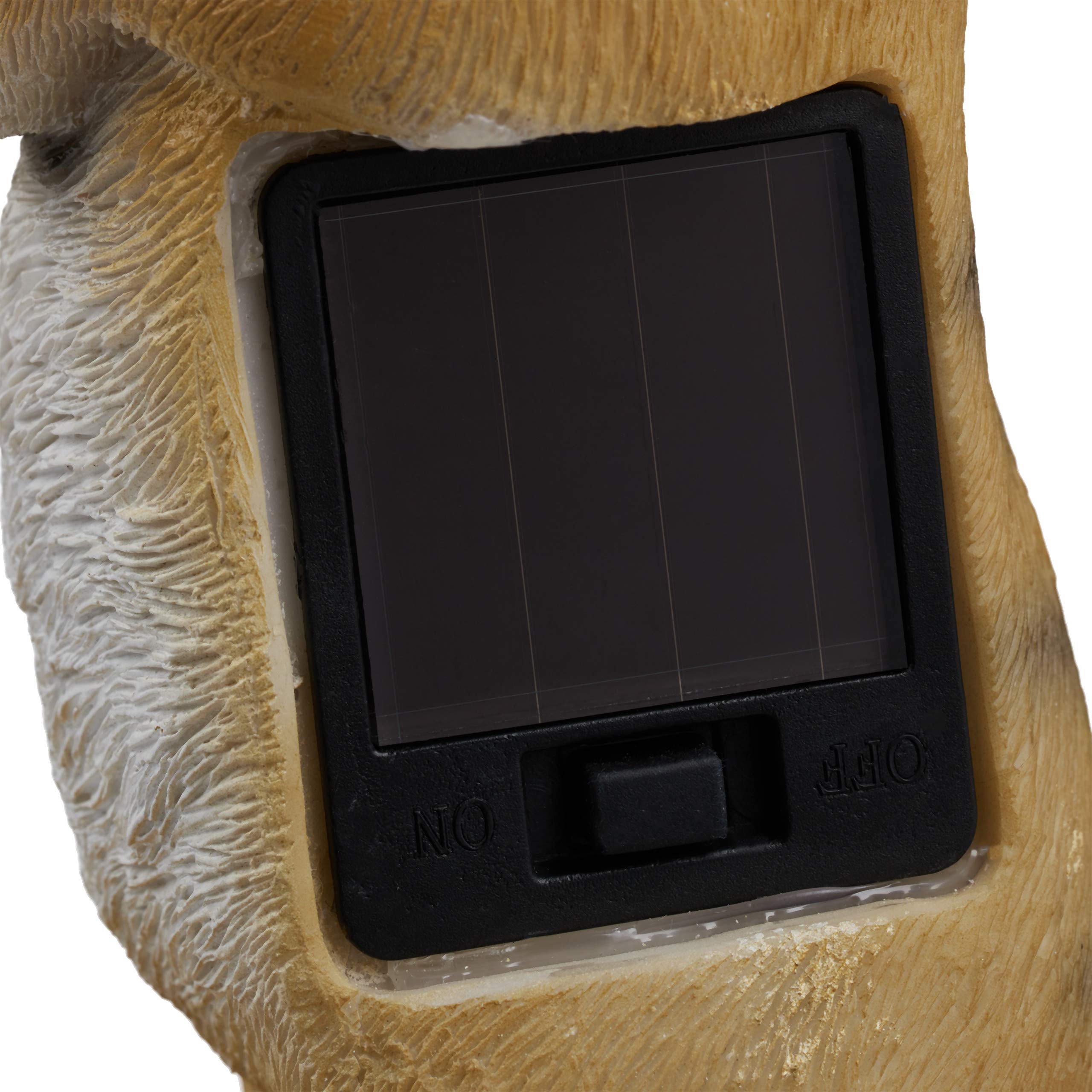 relaxdays-gartenfigur-erdm-nnchen-solar-led-21-cm-beige image 8