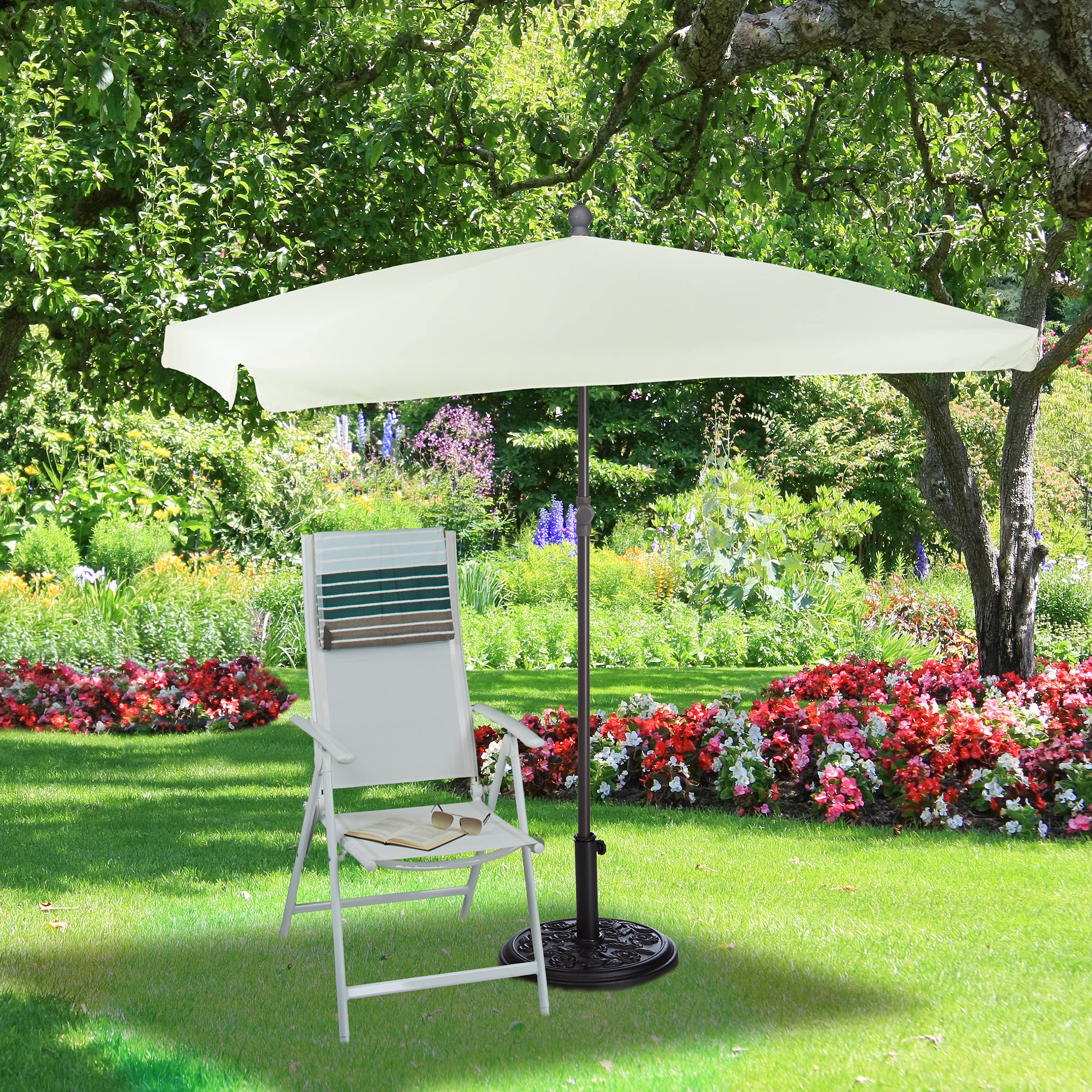 relaxdays-sonnenschirm-rechteckig-200-x-120-cm-mit-neigefunktion-hellgelb image 3