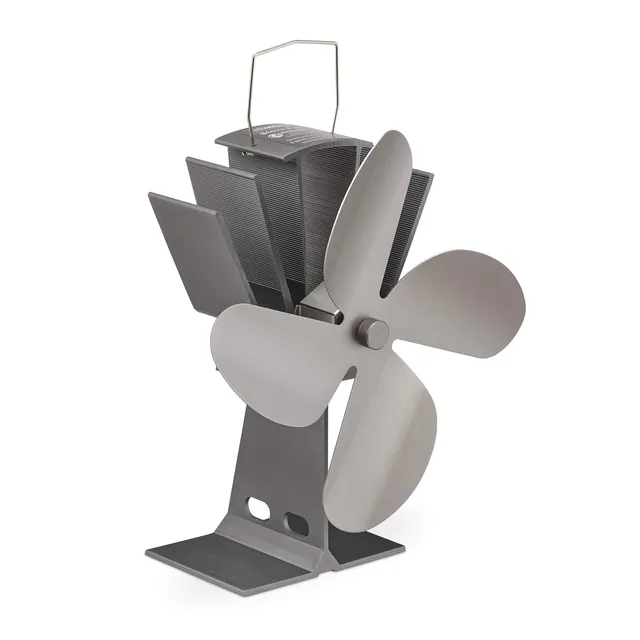 relaxdays-ofenventilator-ohne-strom-4-bl-tter-silber image 1