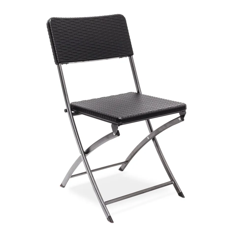 relaxdays-klappstuhl-bastian-2er-set-rattan-optik-coffee-82-x-44-x-50-cm image 1