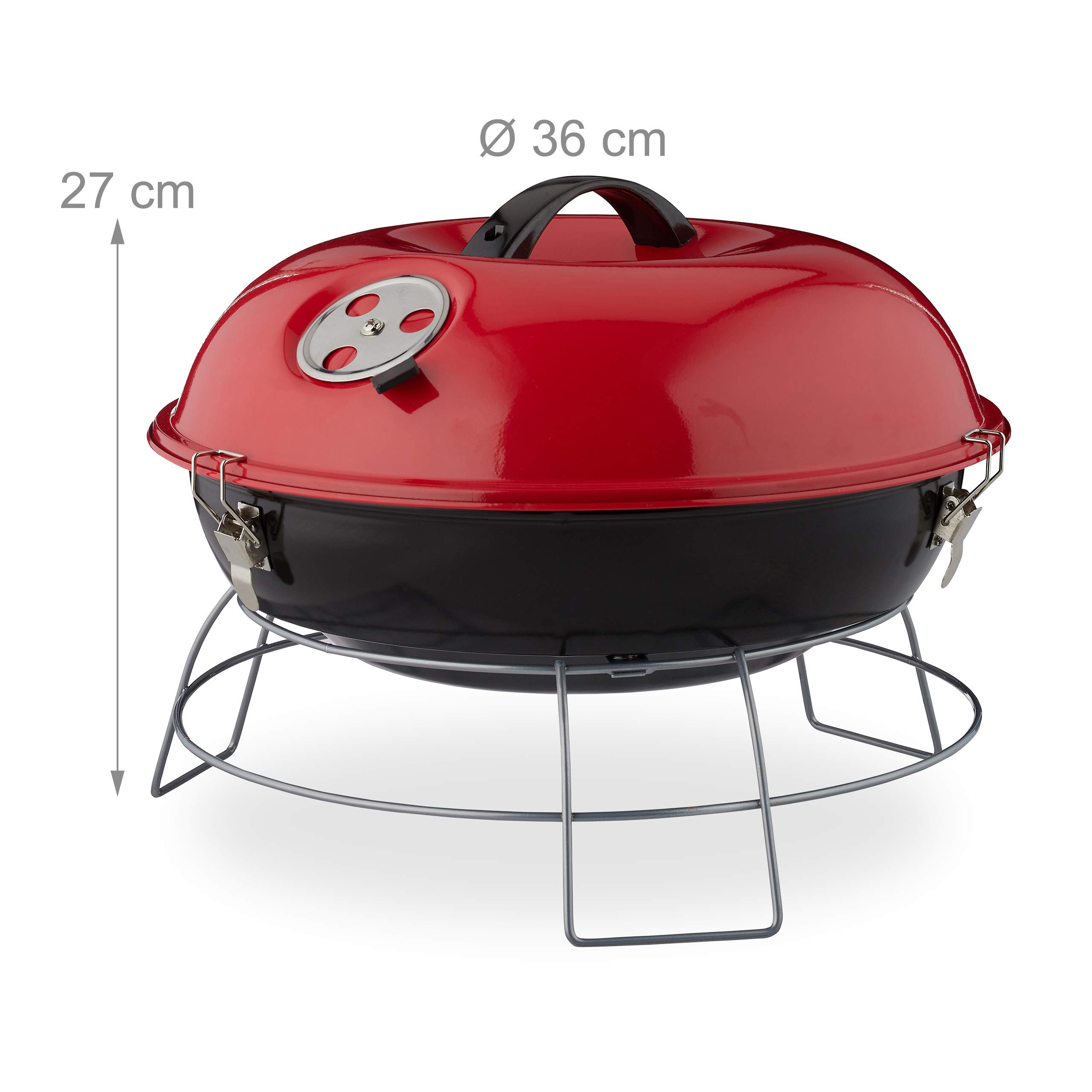 relaxdays-kugelgrill-tragbar-holzkohle-36-cm-rot-27x36x36-cm image 4
