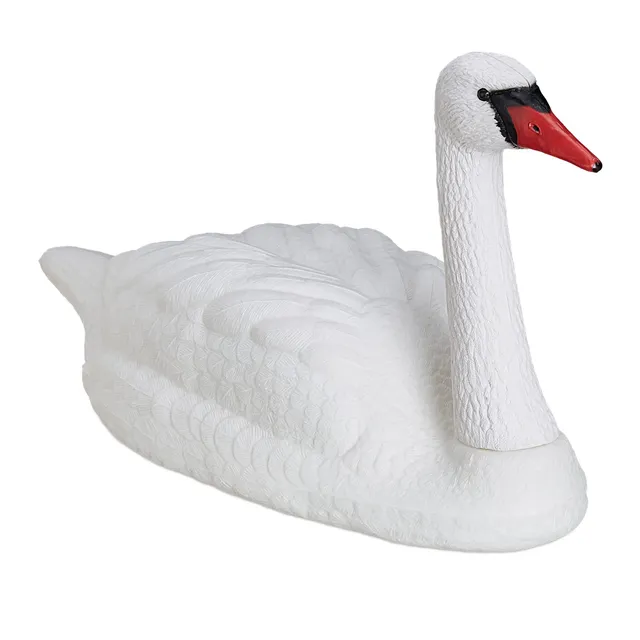 relaxdays-gartendeko-schwan-xxl-schwimmend-kunststoff-wei-42-5-x-81-x-34-cm image 1