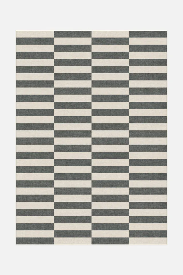 teppana-nuri-grau-waschbarer-teppich-modern-geometrisch image 1