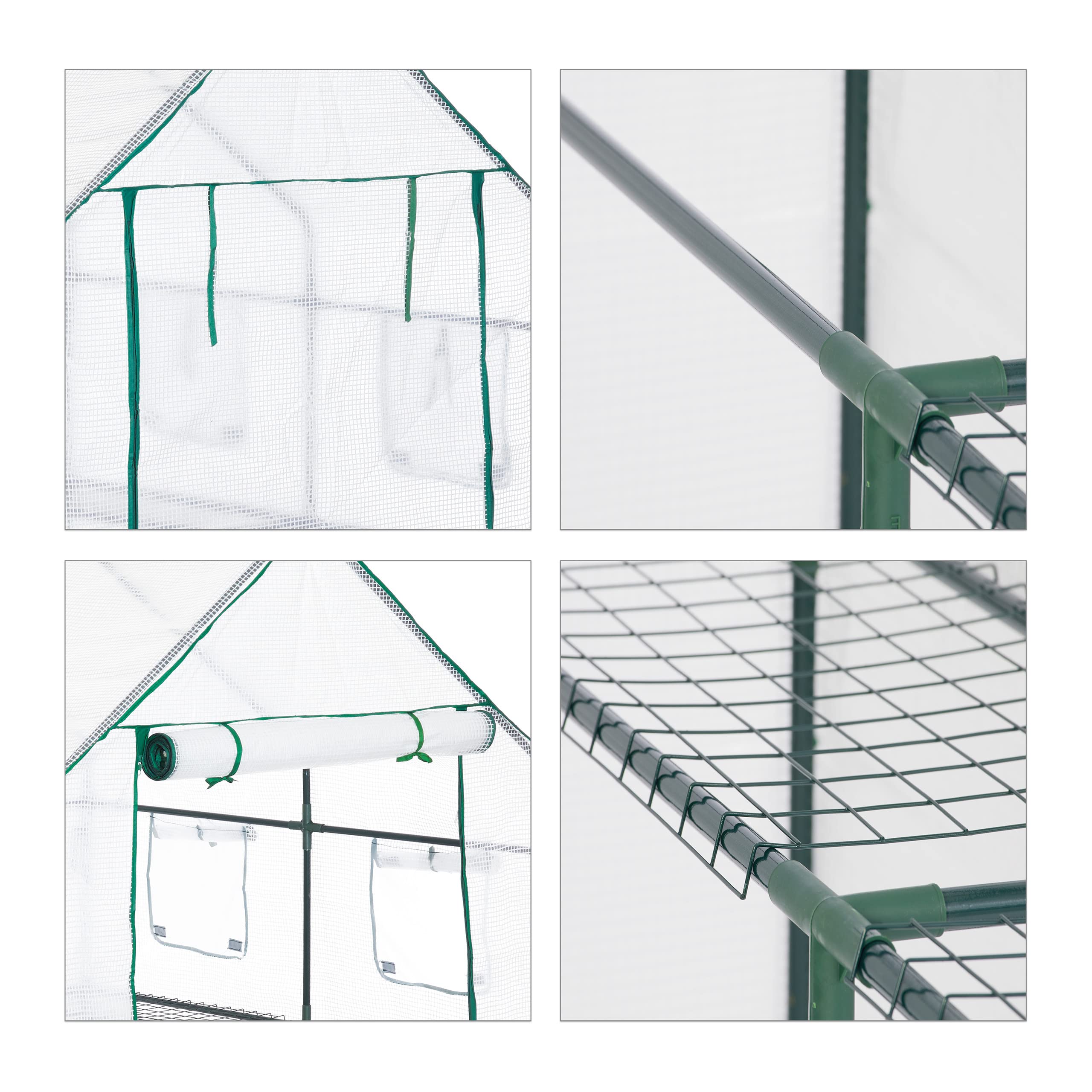 relaxdays-gew-chshaus-begehbar-190-x-140-x-140-cm-mit-8-ablagen-transparent image 6