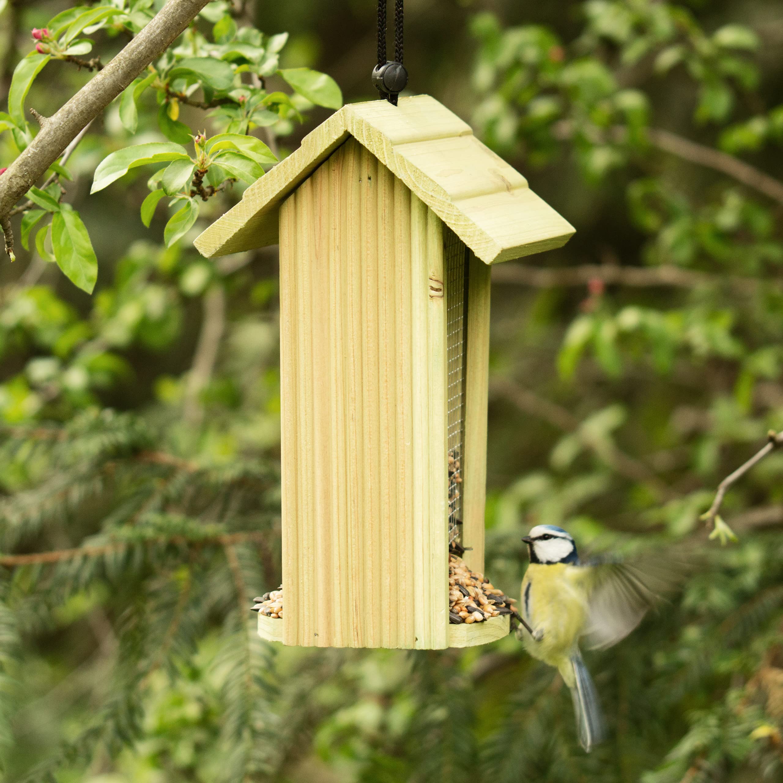 relaxdays-vogelfutterhaus-zum-h-ngen-aus-holz-26-x-15-x-15-cm image 2