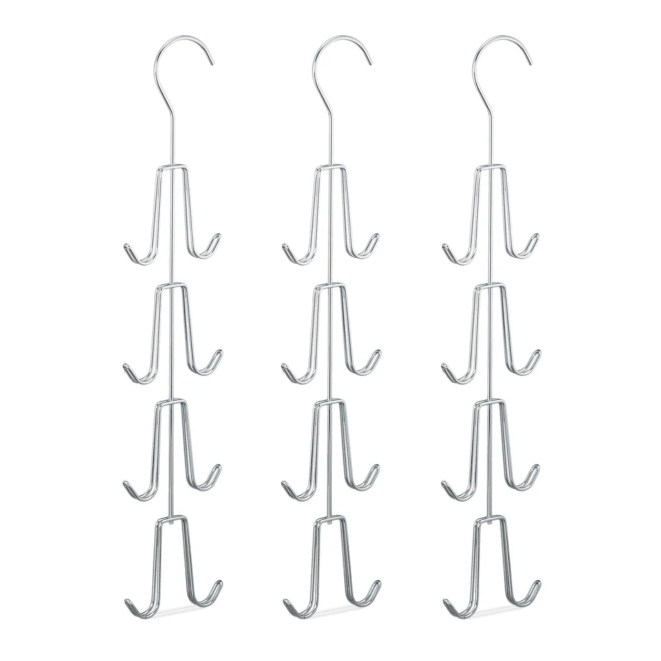 relaxdays-g-rtelhalter-3er-set-metall-8-haken-silber image 1
