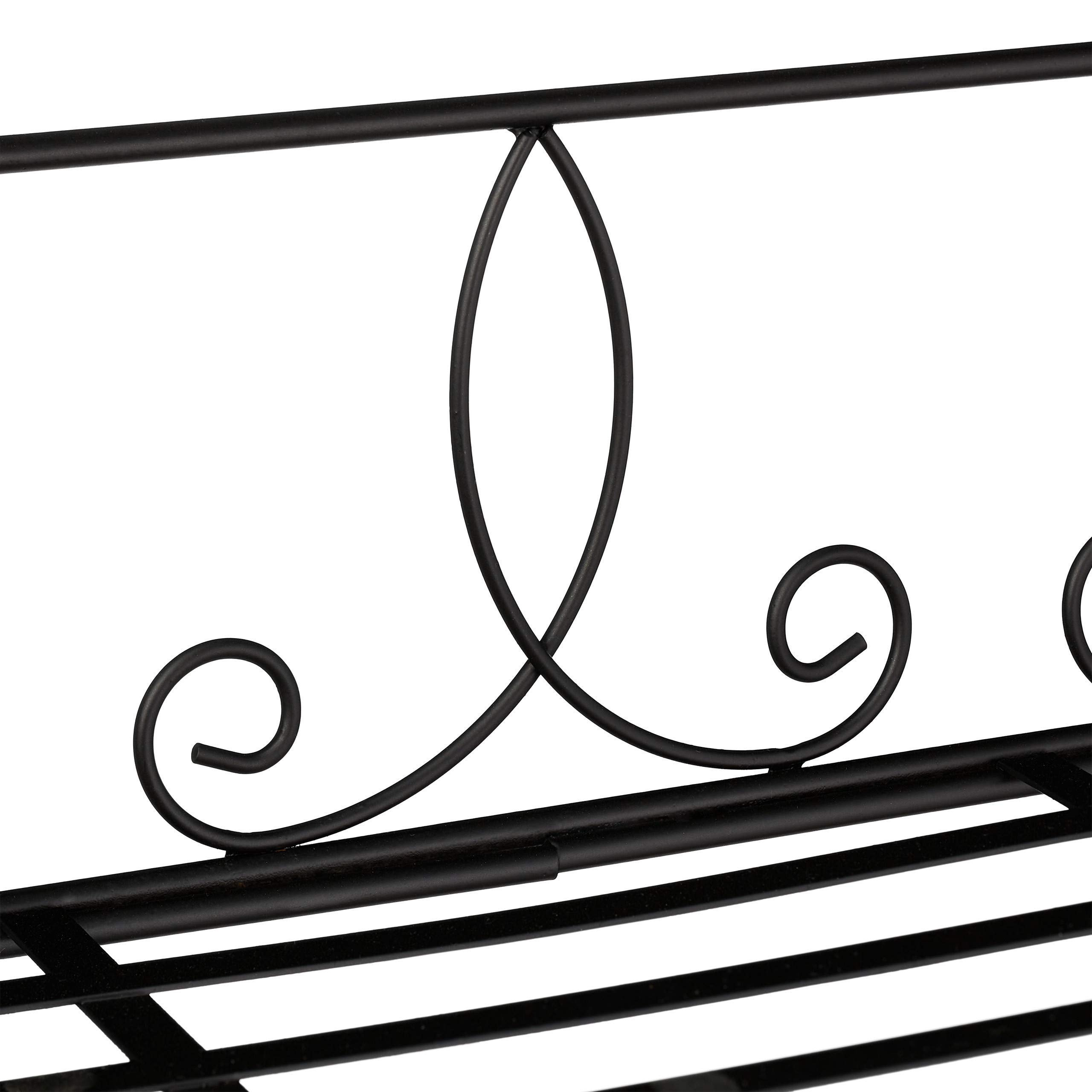 relaxdays-blumenregal-3-ebenen-klappbar-schwarz-100x50x25-cm image 8