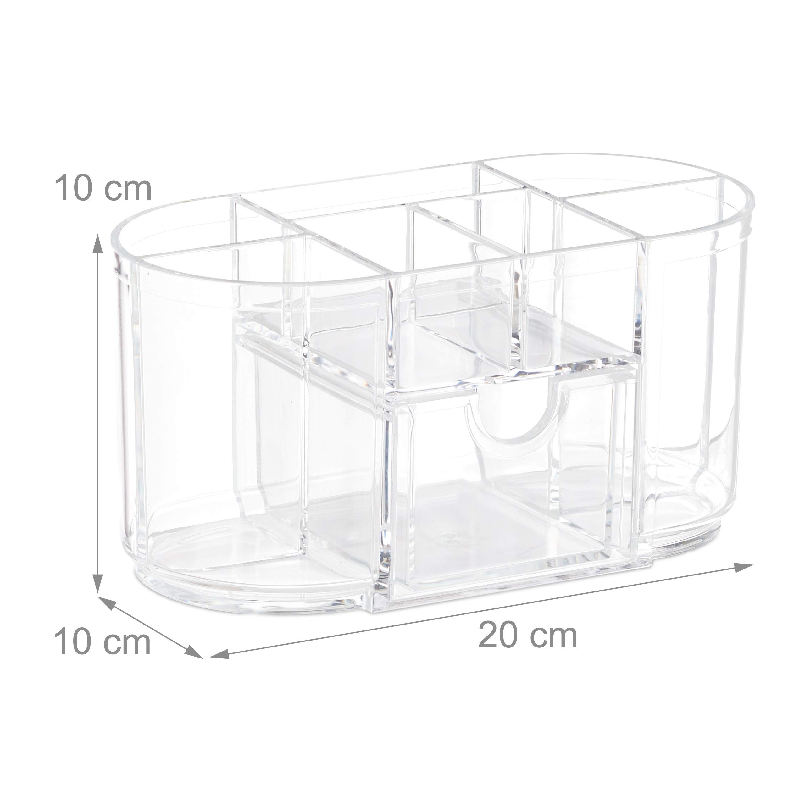 relaxdays-make-up-organizer-transparent-schminkaufbewahrung-10x20x10-cm image 4