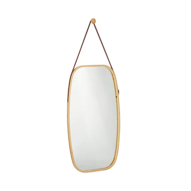 relaxdays-wandspiegel-oval-mit-bambusrahmen-76-5-x-43-5-cm-natur image 1