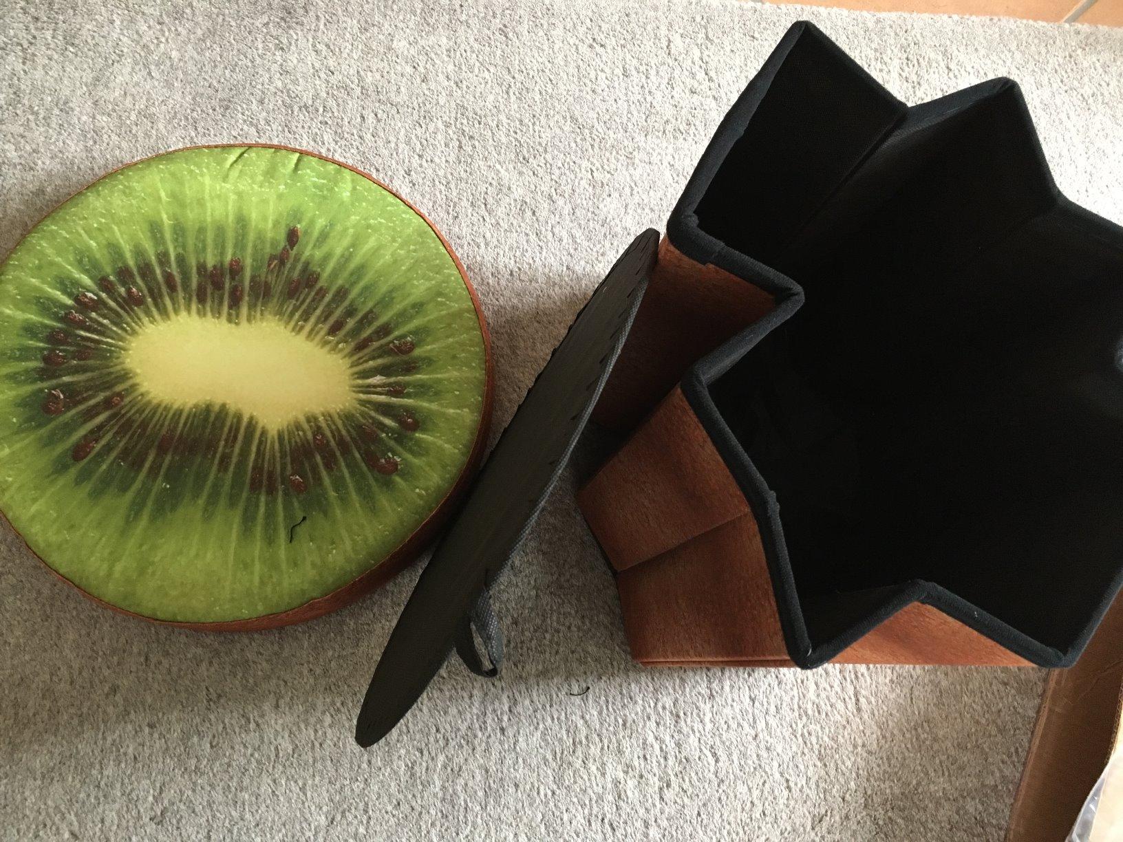 Gute Box, fröhliches Design