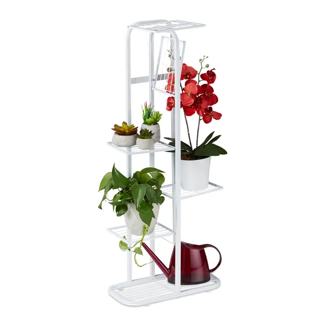 relaxdays-blumentreppe-metall-6-stufig-107-x-44-x-24-cm-wei image 1